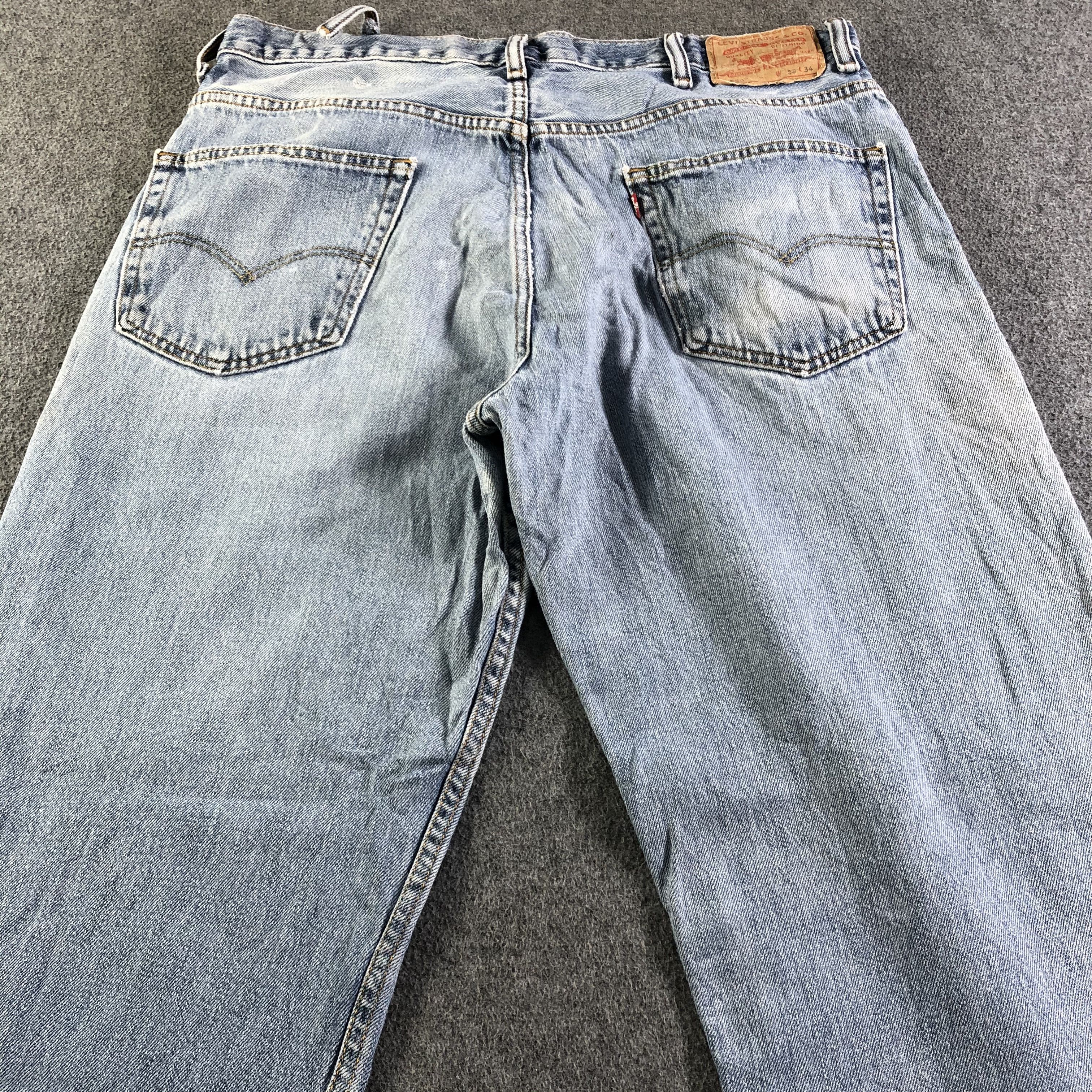 Levi's Vintage Blue Wash Levis 550 Jeans-J4420 Size US 37 - 4 Thumbnail