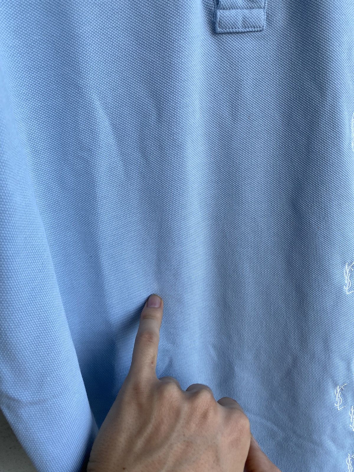 Yves Saint Laurent Monogram YSL Polo Blue YSL T-shirt YSL Shirt Size US XL / EU 56 / 4 - 18 Thumbnail