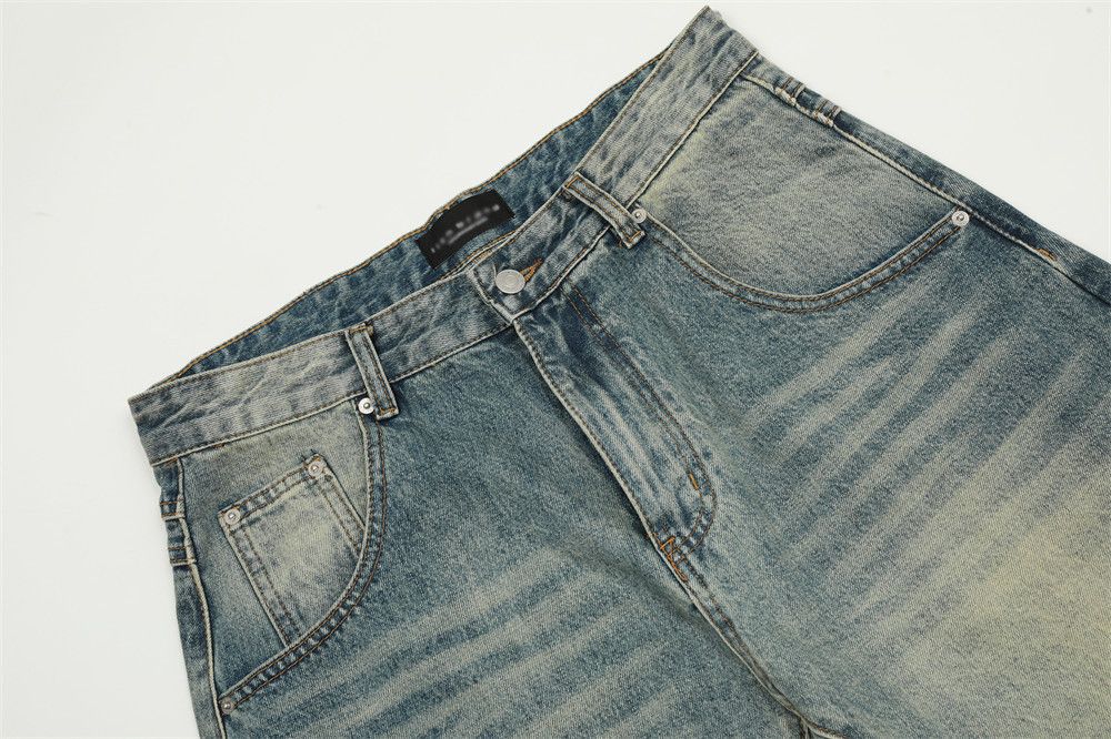 Vintage Men's retro punk loose distressed washed scimitar jeans Size US 34 / EU 50 - 3 Thumbnail