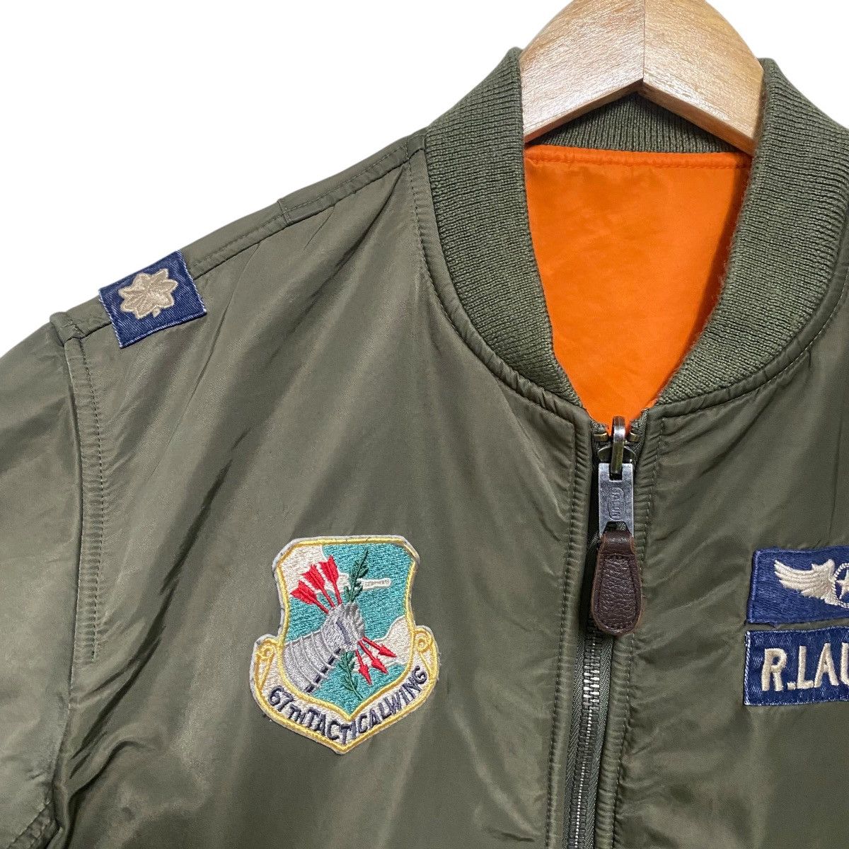 Polo Ralph Lauren Vintage Polo Ralph Lauren MA-1 Flight Jacket Reversible Size US XL / EU 56 / 4 - 6 Thumbnail