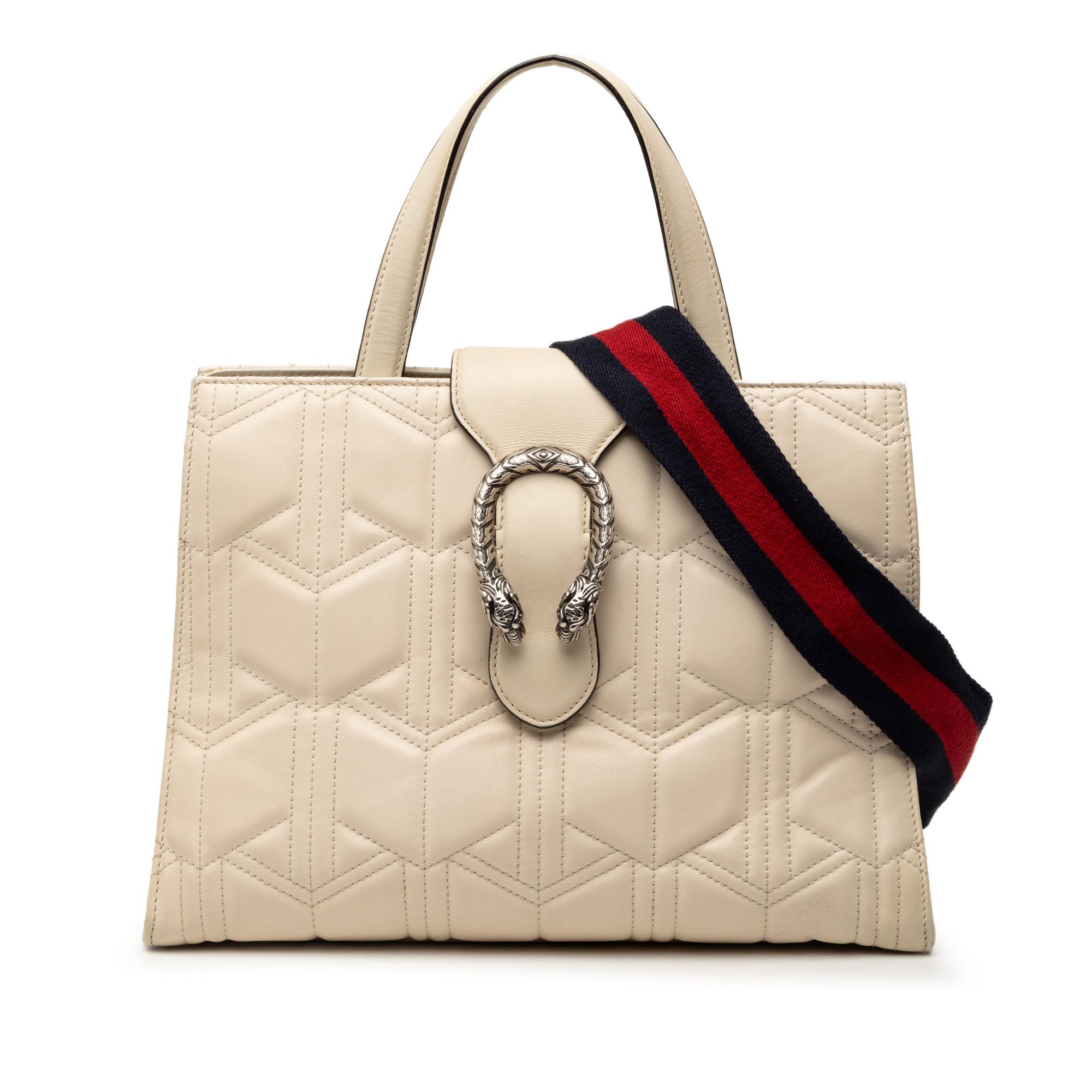 Gucci Gucci Quilted Leather Dionysus Web Satchel Size ONE SIZE - 1 Thumbnail