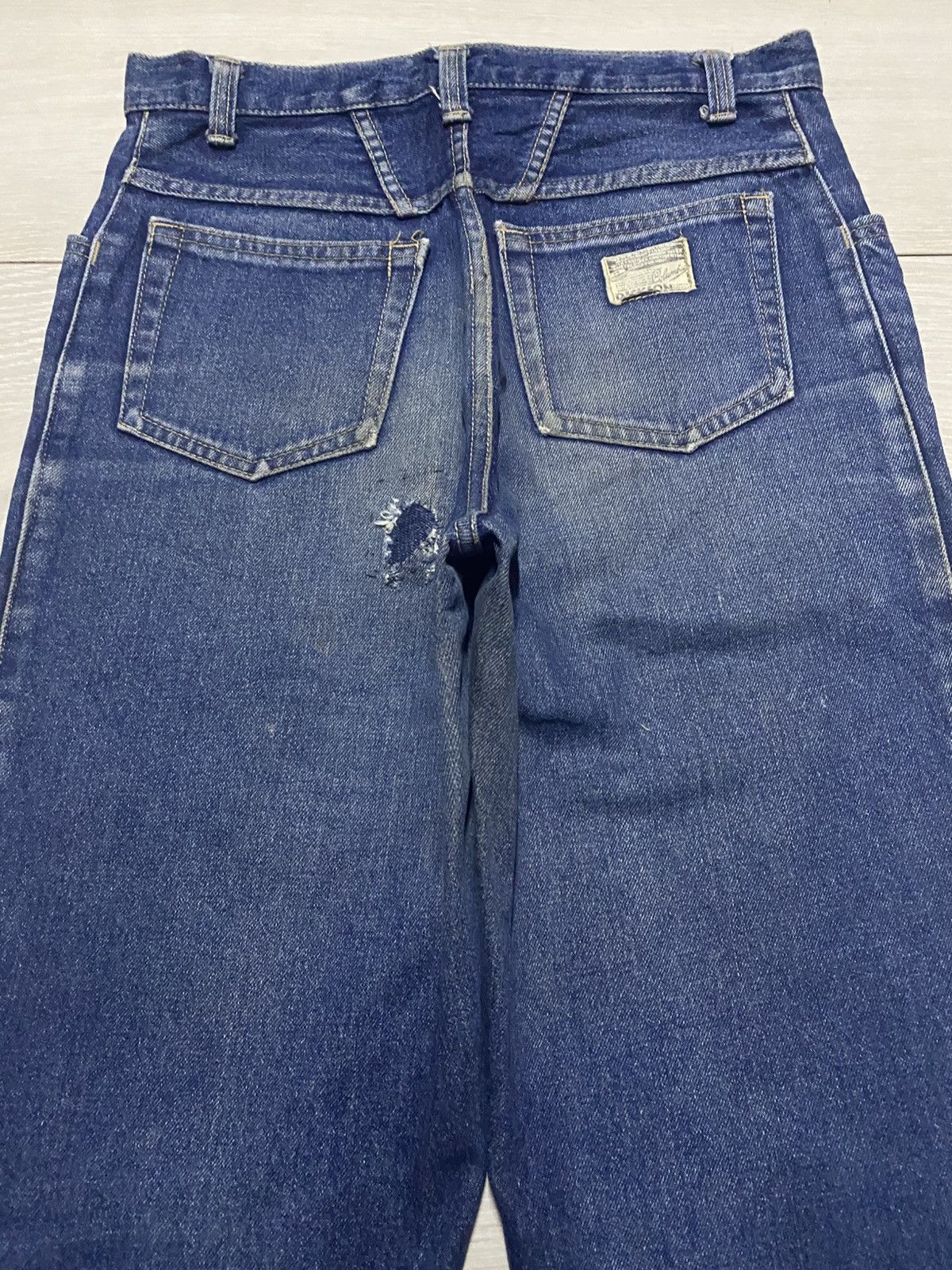 Columbia × Kith Vintage Japanese Brand Work Wear Repair Jeans Size US 29 - 4 Thumbnail