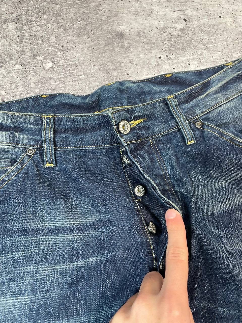 G-Star Vintage G Star Raw Elwood Biker Knee Denim Jeans Y2K Size US 32 / EU 48 - 4 Thumbnail