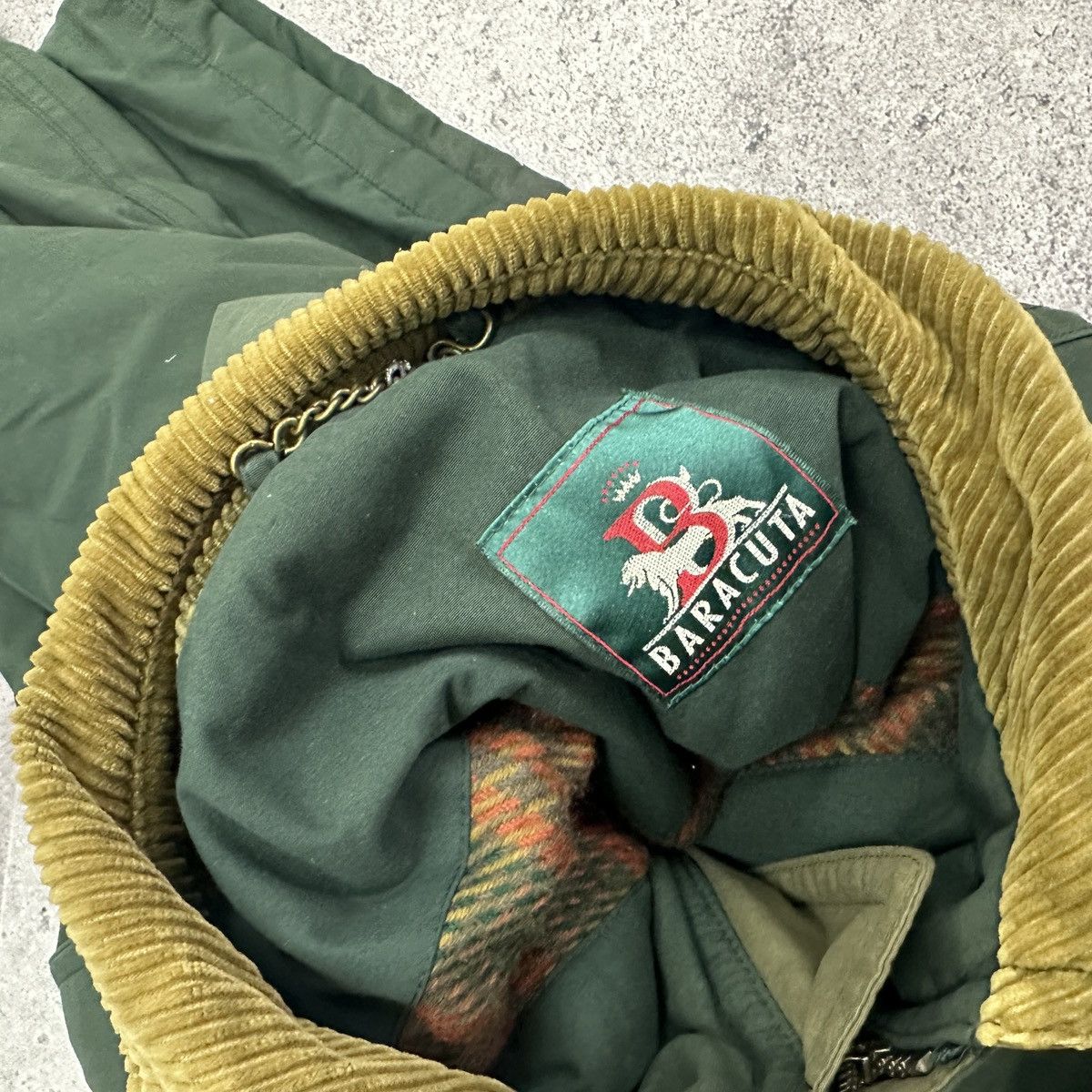 Baracuta Vintage 90s Baracuta Plaid jacket like Barbour British y2k Size US XL / EU 56 / 4 - 9 Thumbnail
