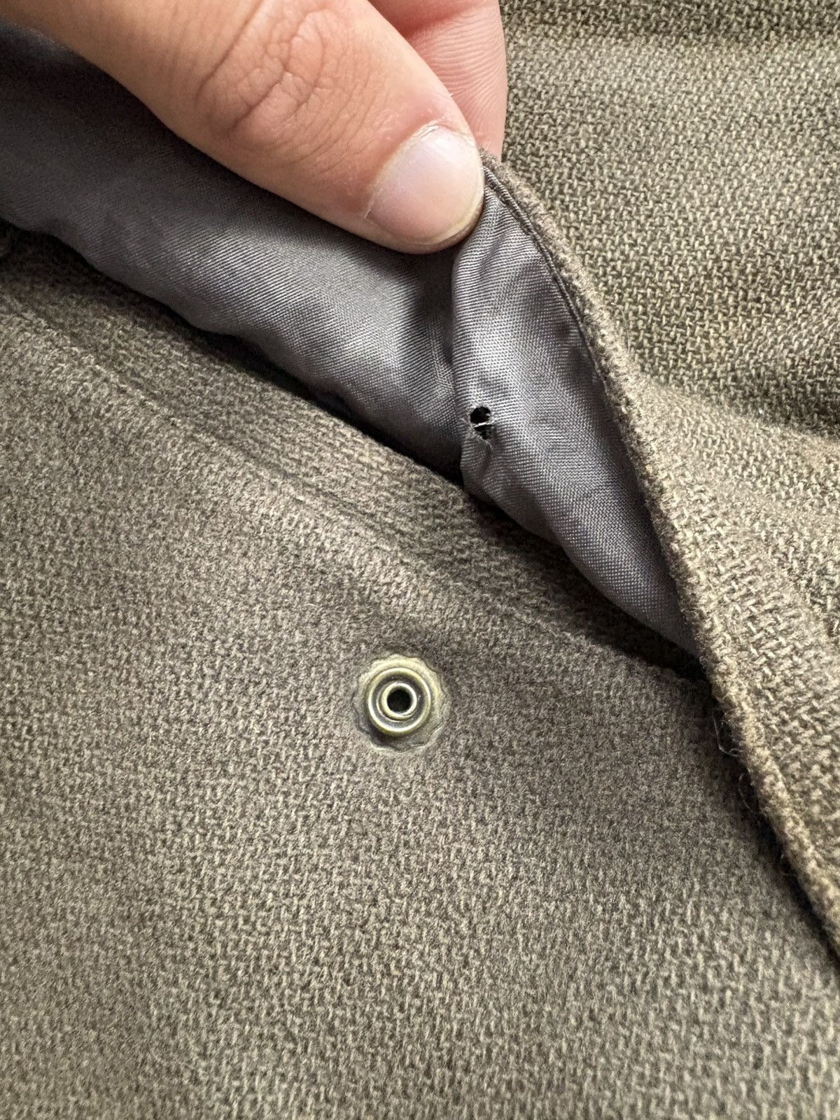 Miu Miu Miu Miu 1998 AW Archive Hooded Wool Coat Italy 90s Size US L / EU 52-54 / 3 - 23 Thumbnail