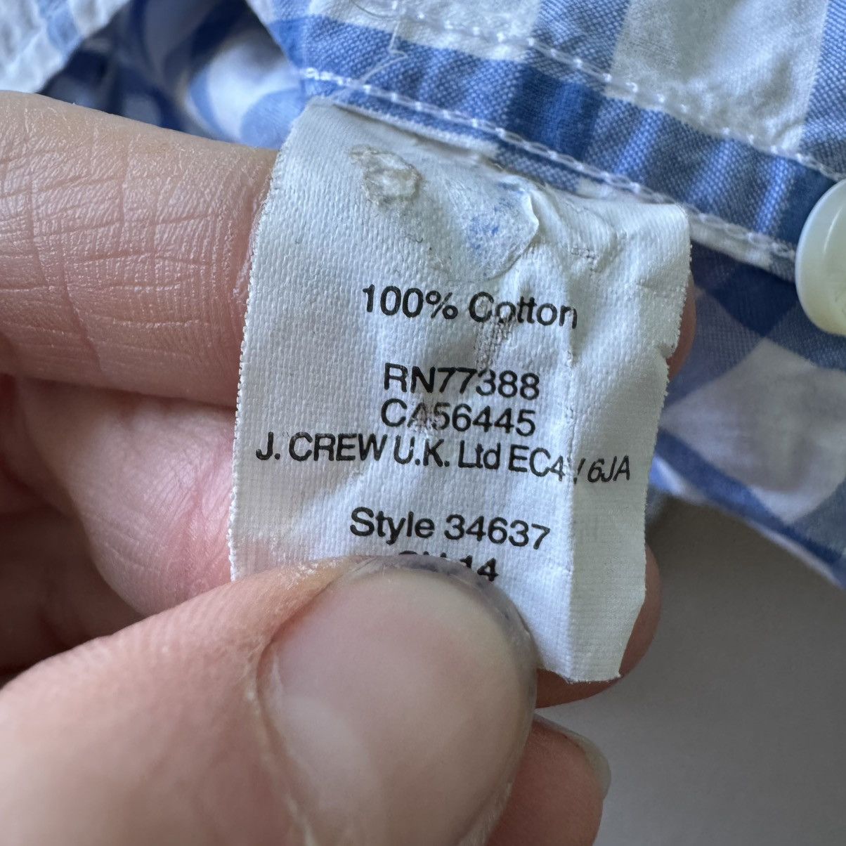 J.Crew J.Crew Secret Wash cotton poplin shirt Size US S / EU 44-46 / 1 - 5 Thumbnail