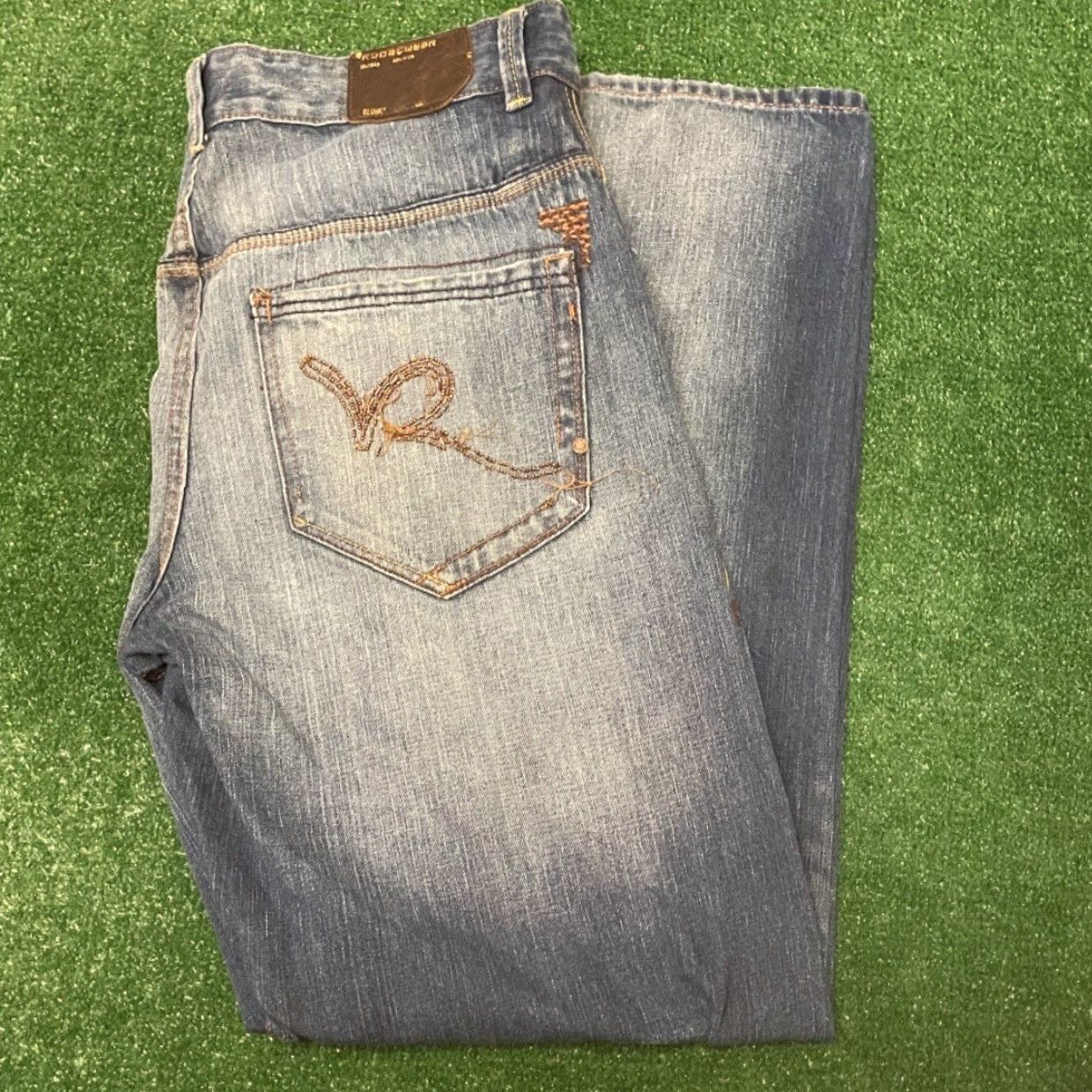 Rocawear VINTAGE Rocawear Baggy Jeans Mens Size 36 Wide-Leg Pockets Logo Grunge Skater Y2K 90s Hip Hop Mens Size US 36 / EU 52 - 7 Thumbnail