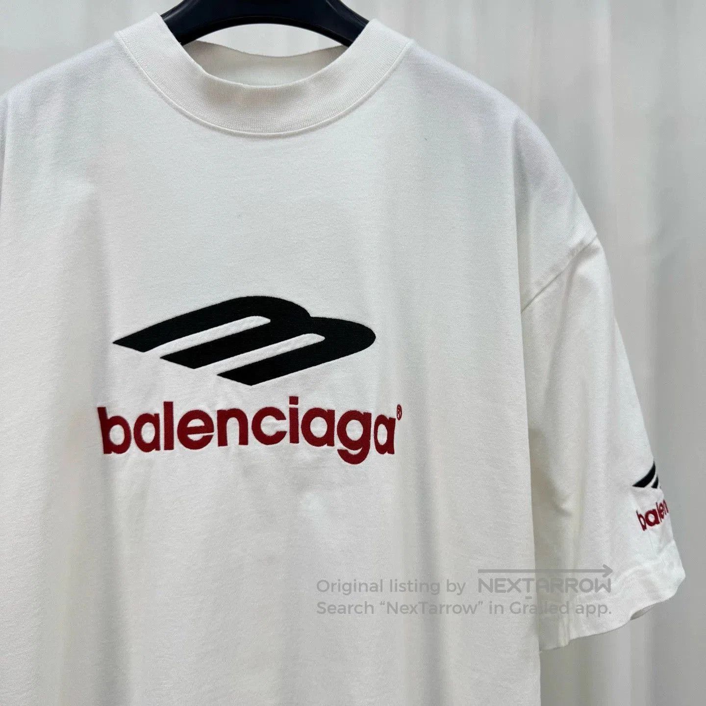 Balenciaga Balenciaga 3B Embroidered Short Sleeve. Size US XS / EU 42 / 0 - 3 Thumbnail