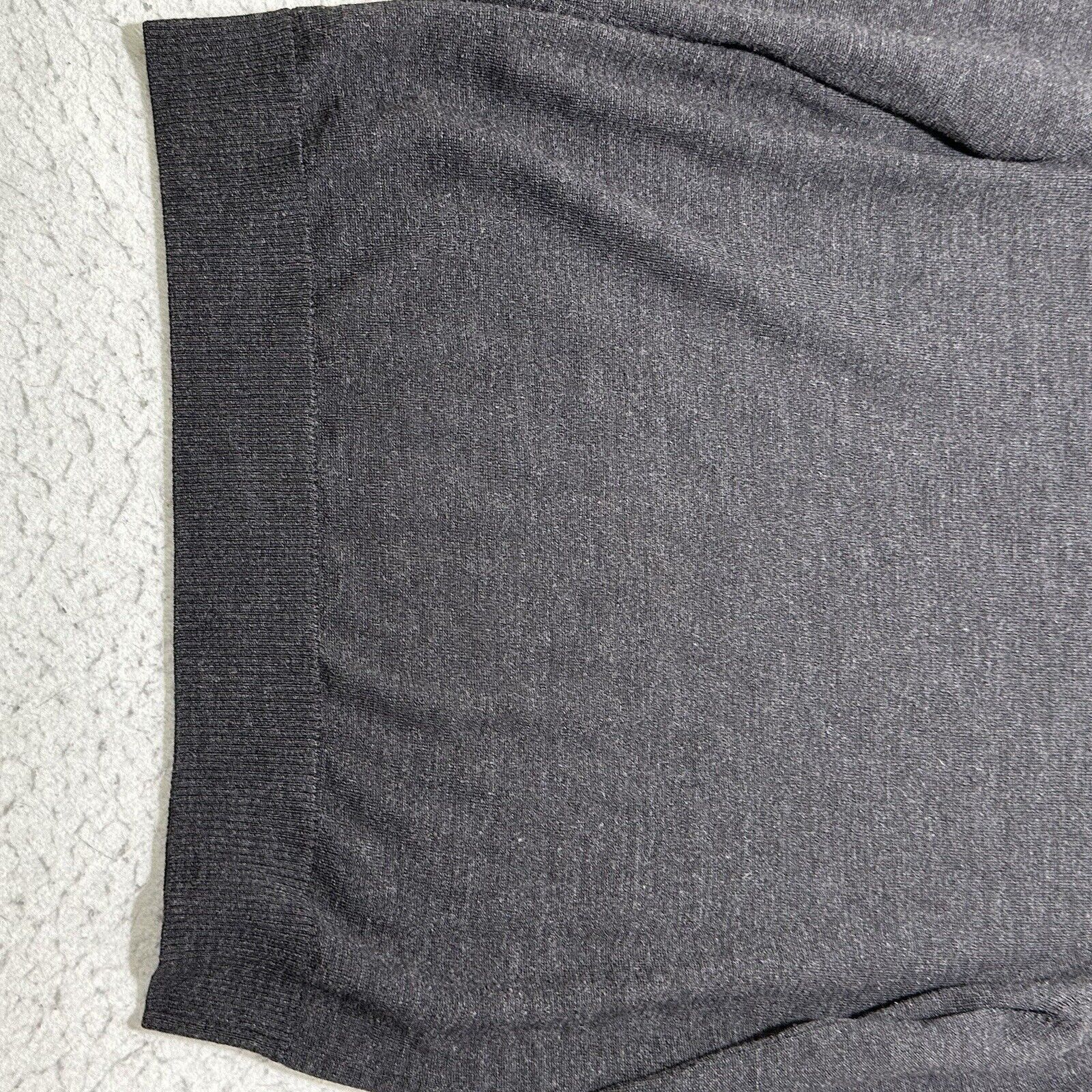 Apt. 9 Apt. 9 Medium Dark Gray V-Neck Wool Blend Knit Sweater Size M / US 6-8 / IT 42-44 - 12 Thumbnail