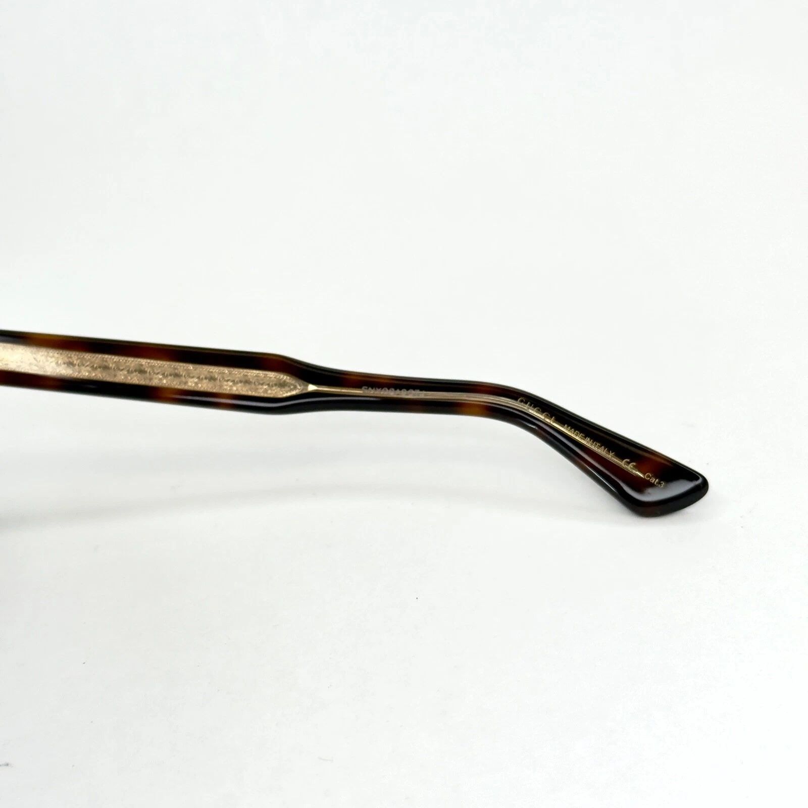 Gucci GUCCI GG0047S RHINESTONE Crystal 0047 003 Classic Sunglasses Size ONE SIZE - 3 Thumbnail