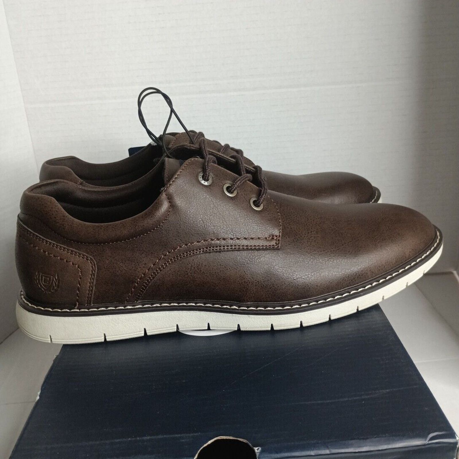 Chaps New Chaps Mens Riccardo Lace-up Flexx Shoes, Brown, Size 9.5 Size US 9.5 / EU 42-43 - 2 Thumbnail