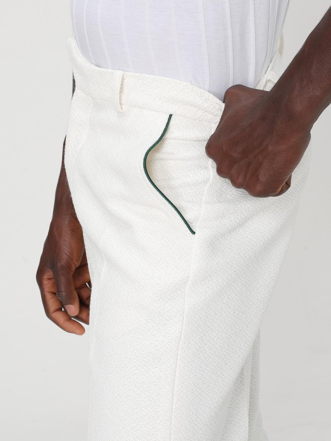 Casablanca o1y0526 Casual Pant in White Size US 32 / EU 48 - 5 Thumbnail