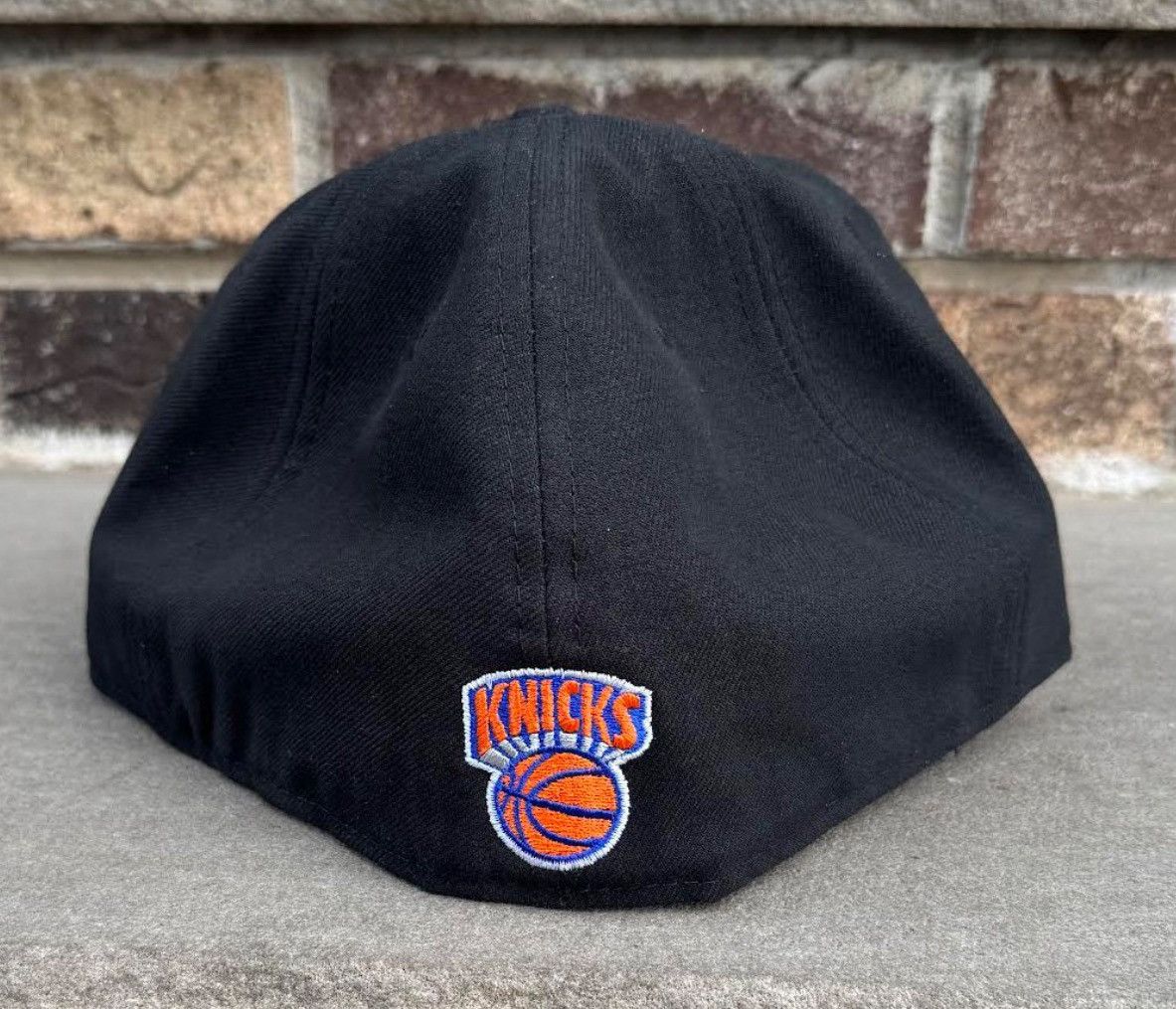 New Era New Era New York Knicks Hardwood Classic Scribble Logo Hat Size ONE SIZE - 2 Thumbnail