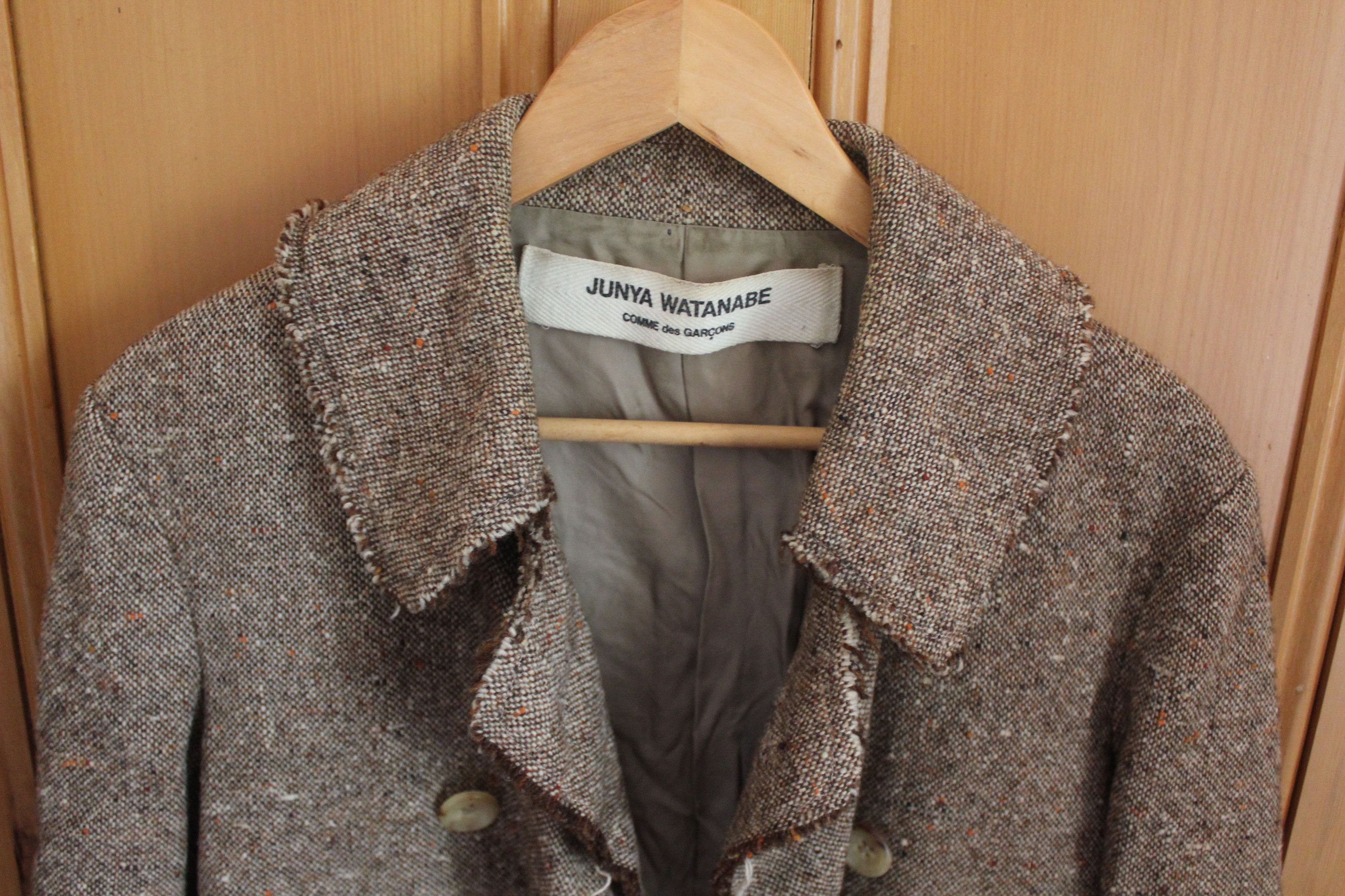 Junya Watanabe Junya Watanabe Man 2004 distressed tweed jacket Size US XS / EU 42 / 0 - 3 Thumbnail