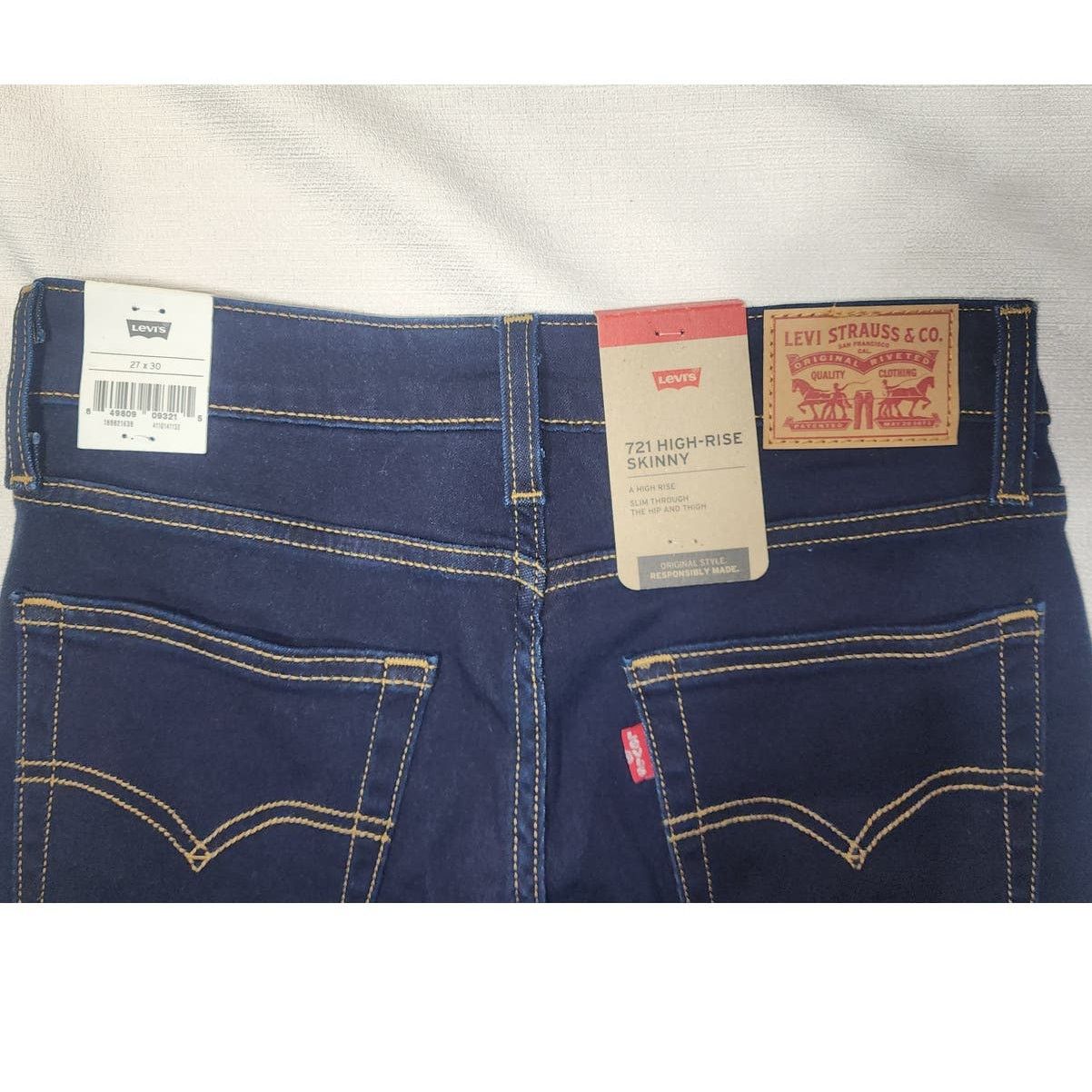 Levi's Levi's 721 high rise skinny jeans W27''xL30'' woman's Size 27" / US 4 / IT 40 - 5 Thumbnail