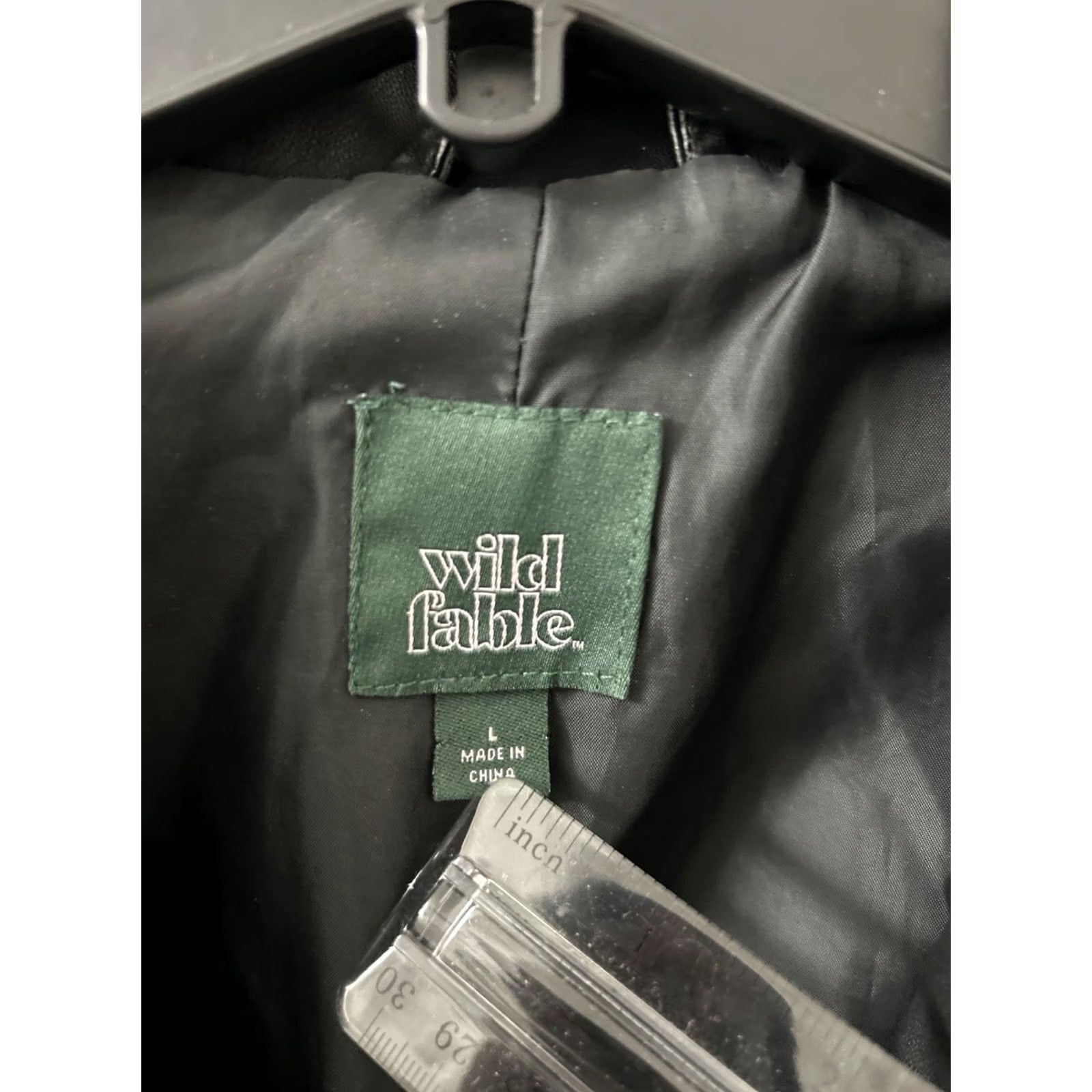 Vintage Wild Fable Faux Leather Jacket Womens L Black Belted Biker Zipper Pocket Short Sleeve 90s Rocker Modern Mens/Womens Size L / US 10 / IT 46 - 5 Thumbnail