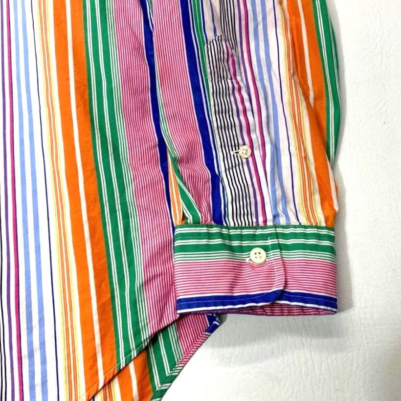 Ralph Lauren Ralph Lauren Shirt Men XL Multicolor Classic Fit Stripe Long Sleeve Button-Up Shirt Size US XL / EU 56 / 4 - 3 Thumbnail