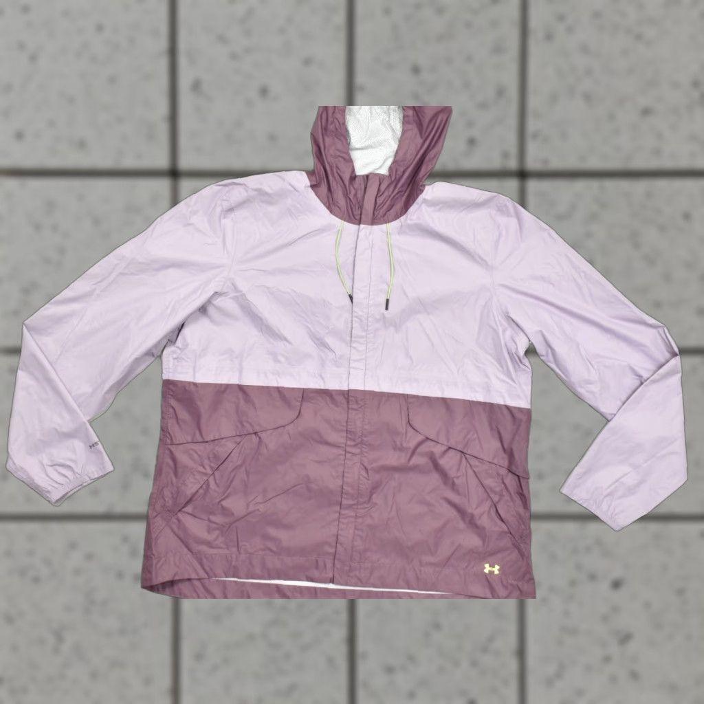 Under Armour Under Armour Jacket Men 3XL Purple Colorblock Storm Full Zip Hooded Windbreaker Logo Size US XXL / EU 58 / 5 - 1 Thumbnail