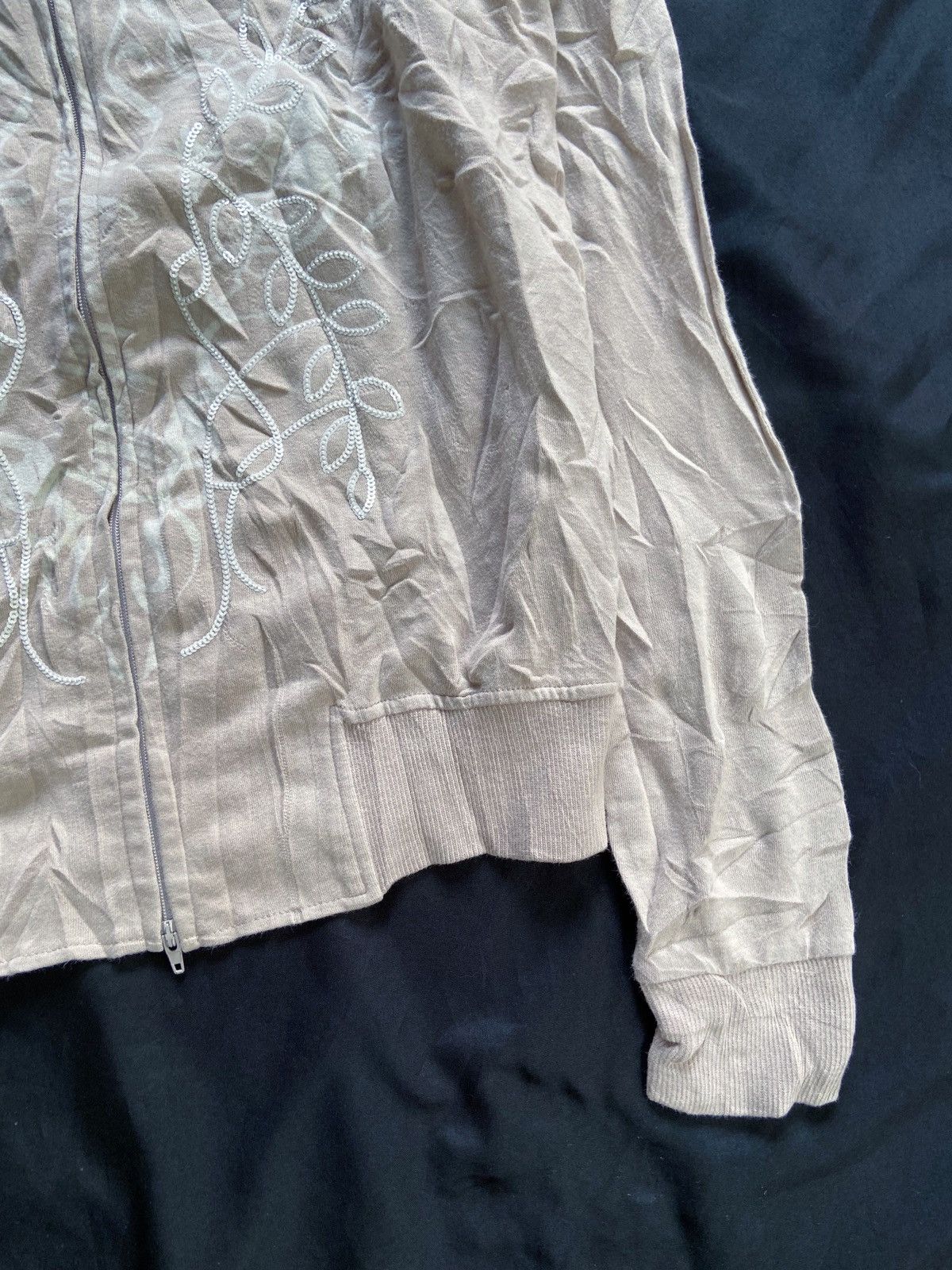 JAPANESE PUPULA HANDMADE DESIGN ZIP HOODIE