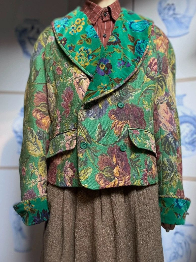 Kenzo KENZO Silk brocade floral velvet coat Size XS / US 0-2 / IT 36-38 - 1 Thumbnail