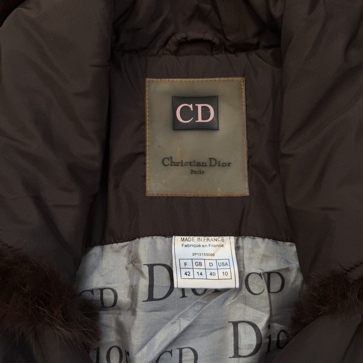 Christian Dior Monsieur Vintage 90’s Christian Dior Paris Real Fur/Nylon Jacket Size L / US 10 / IT 46 - 5 Thumbnail