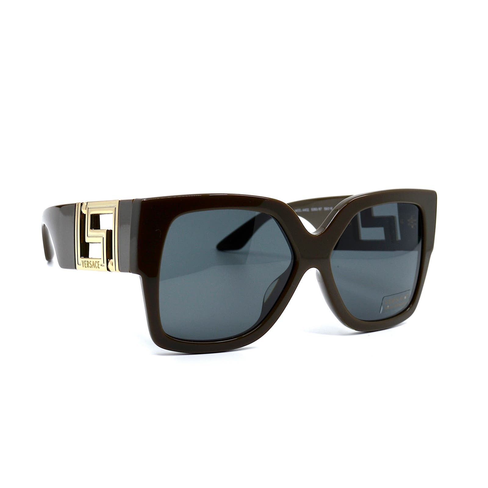 image of Versace Ve4402 Brown/green Dark Grey Sunglasses, Women's