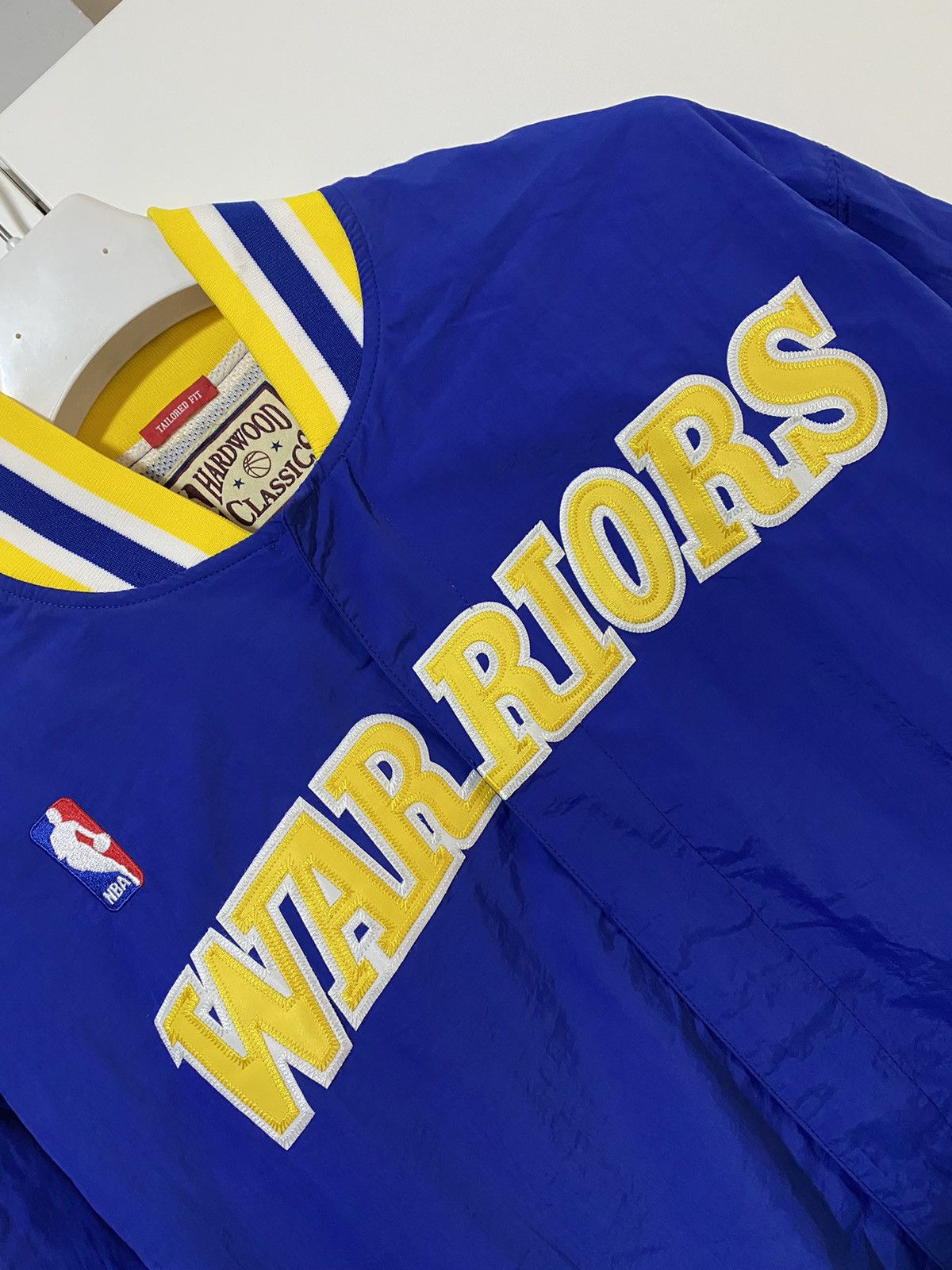 Mitchell & Ness Mitchell & Ness Warriors jacket size XL, blue yellow, used Size US XL / EU 56 / 4 - 3 Thumbnail