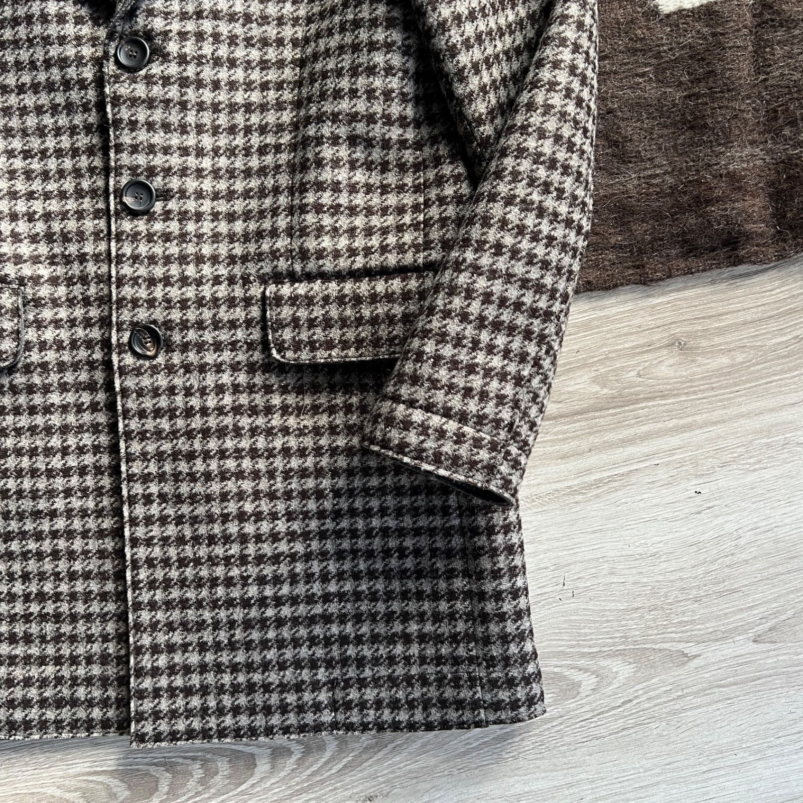 Other Fradi Houndstooth Wool Blend Coat 9522AC Size US S / EU 44-46 / 1 - 3 Thumbnail