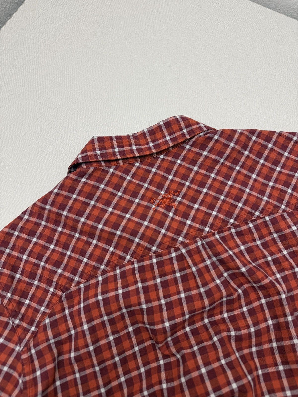 Arc'teryx Arcteryx Red Plaid Shirt 2016 CottonWool Hiking Camp Outdoor Size US M / EU 48-50 / 2 - 5 Thumbnail