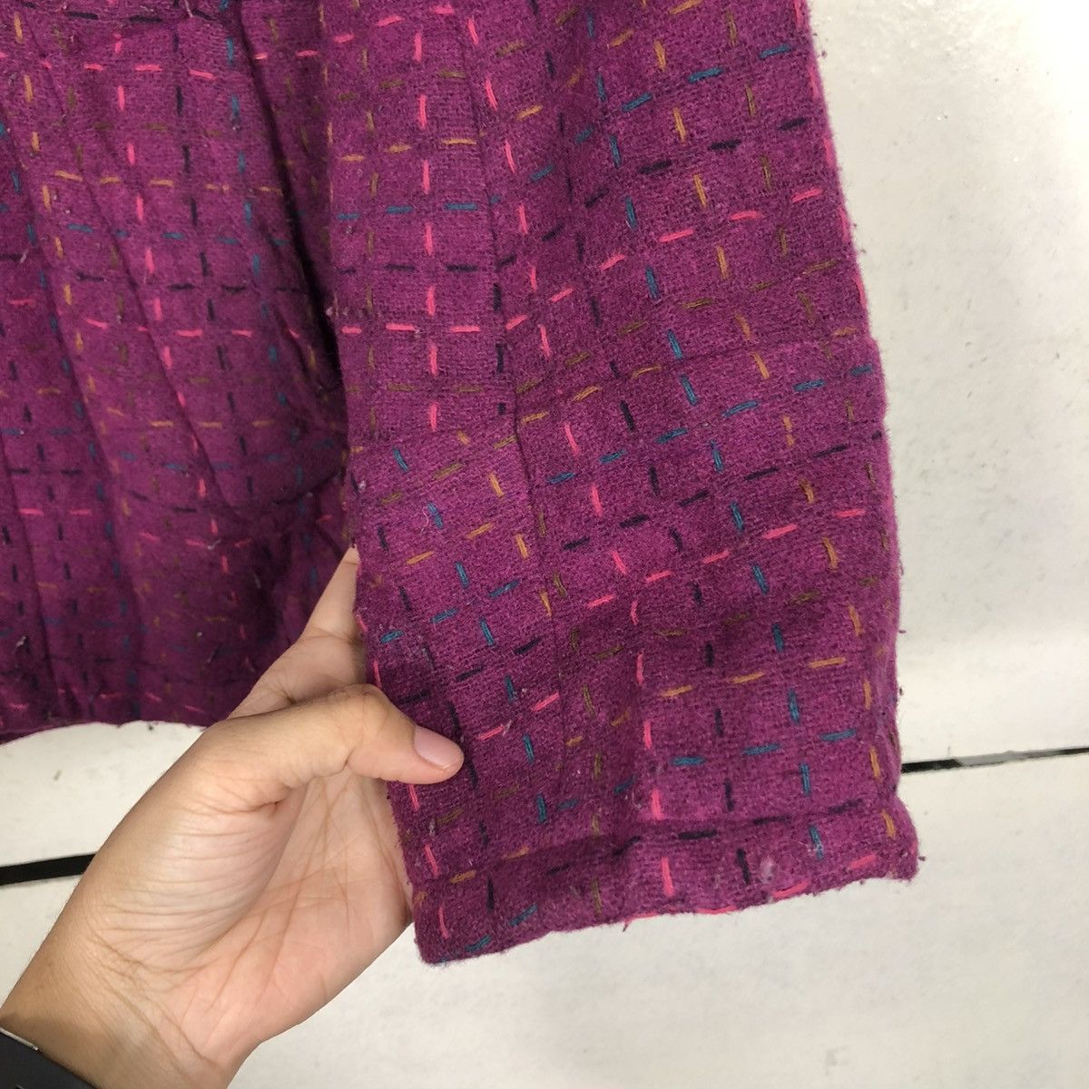 Marc by Marc Jacobs 🔥VINTAGE WOOL TWEED QUILTED JACKET MARC Size S / US 4 / IT 40 - 17 Thumbnail