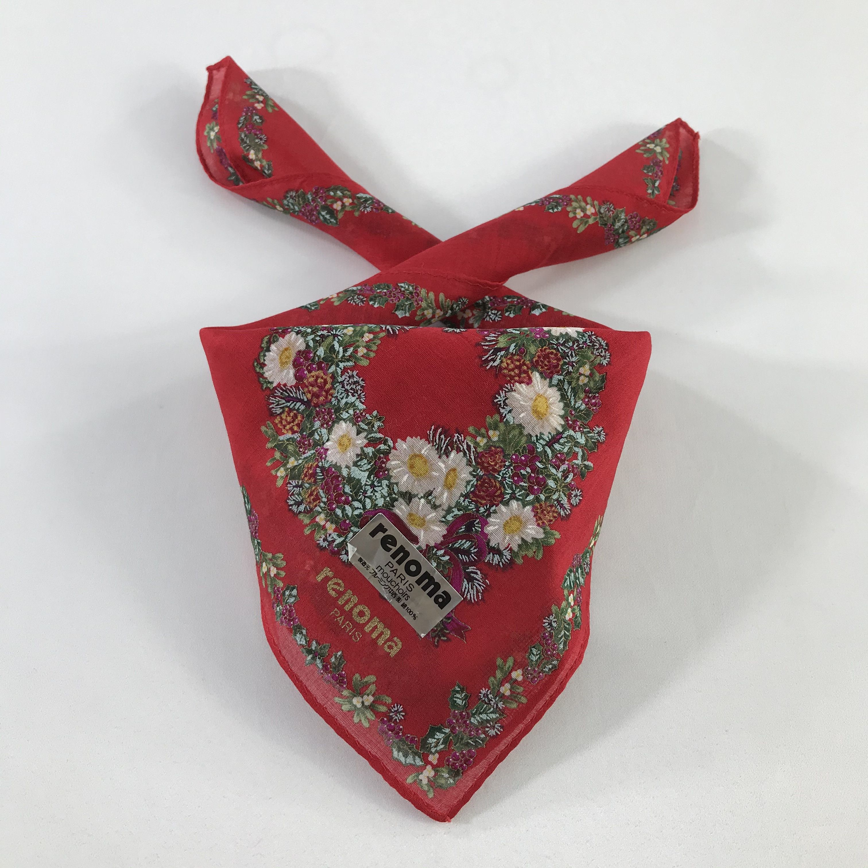 Renoma × Vintage Renoma Bandana / Handkerchief / Neckerchief - S954 Size ONE SIZE - 3 Thumbnail
