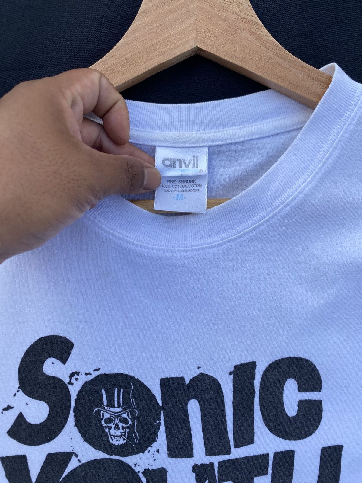 Band Tees Rare Vintage Sonic Youth "Rat" Band Tees Size US M / EU 48-50 / 2 - 11 Thumbnail