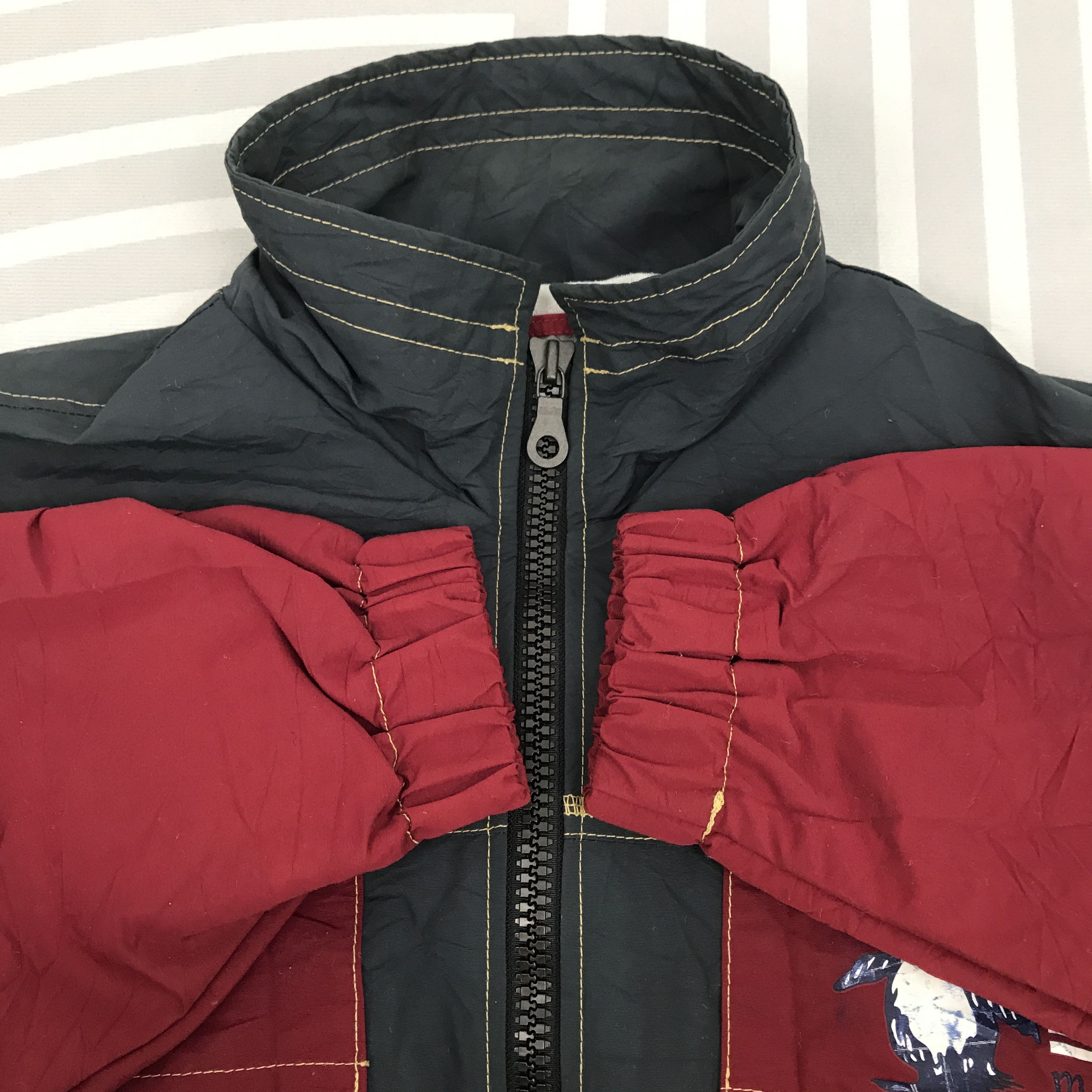 Japanese Brand × Vintage Vintage Munsing wear Full zipper light jacket Size US M / EU 48-50 / 2 - 8 Thumbnail
