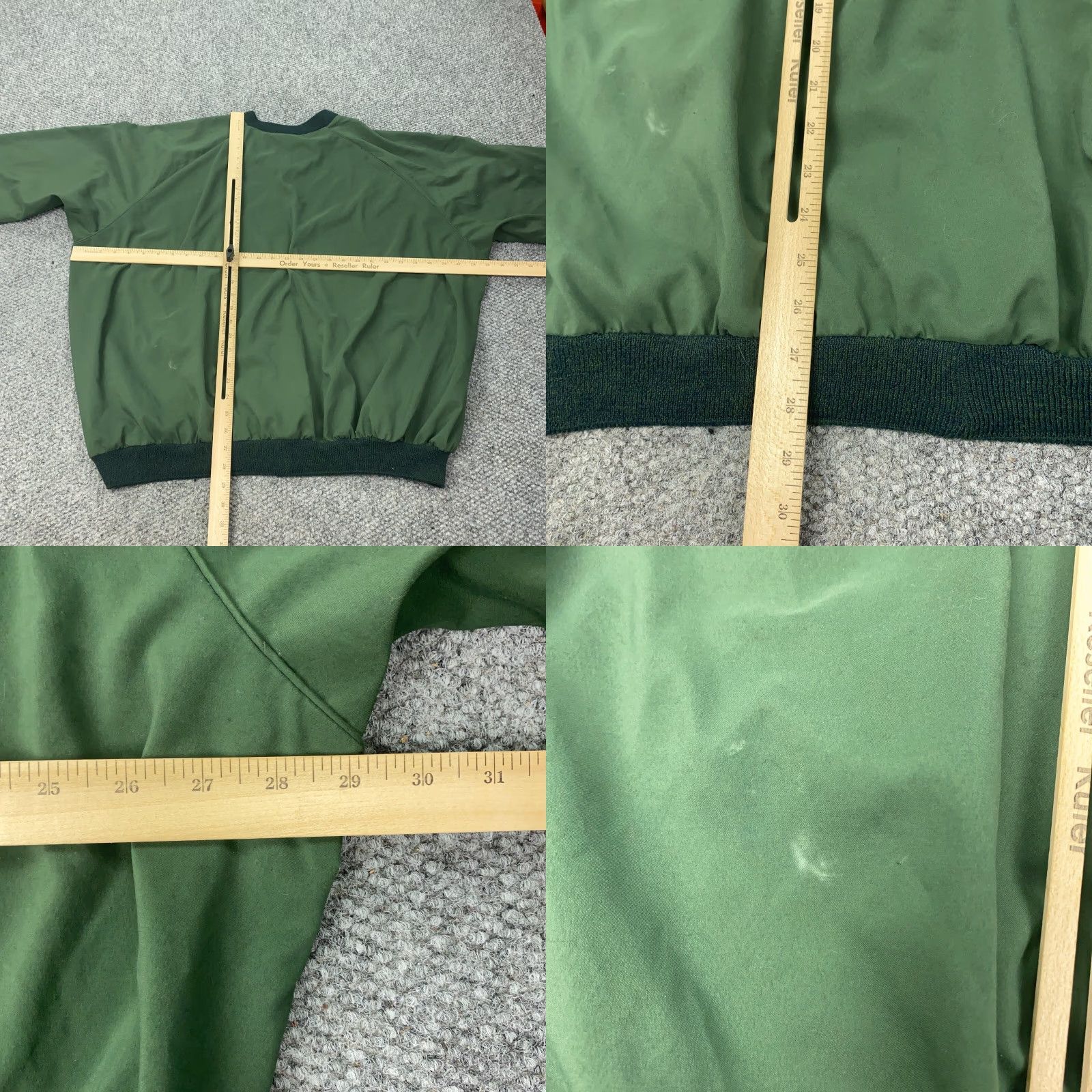 Vintage Sunderland of Scotland Mens Golf Pullover XXL Green Windbreaker Embroidered Shirt Size US XXL / EU 58 / 5 - 8 Thumbnail