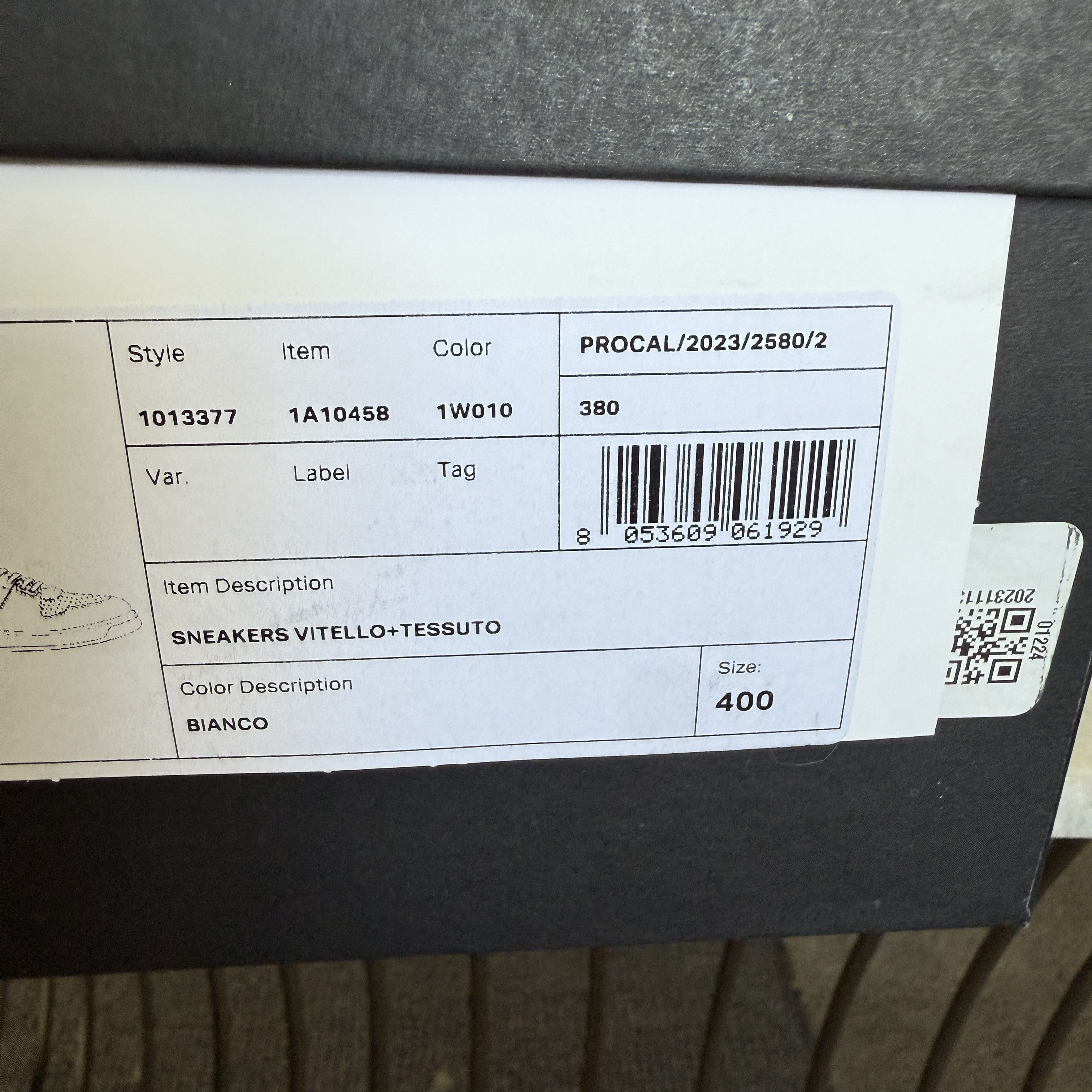 Versace Versace Medusa White Leather Men's Sneaker, 1013377, sz 40 Size US 7 / EU 40 - 11 Thumbnail
