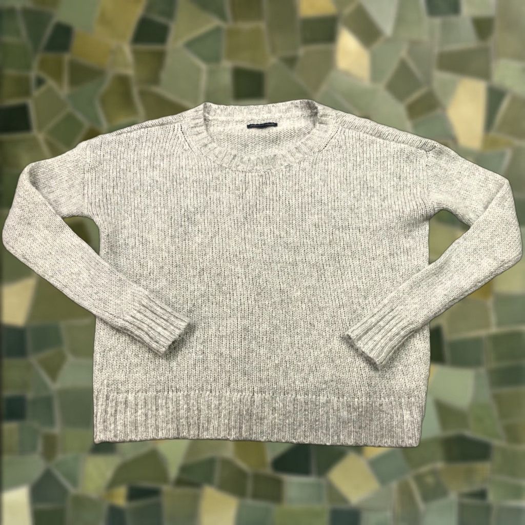 American Eagle Outfitters American Eagle Outfitters Sweater Shirt Womens XS Gray Knit Acrylic Nylon Wool Alpaca Blend Crew Neck Pullover Size XS / US 0-2 / IT 36-38 - 1 Thumbnail