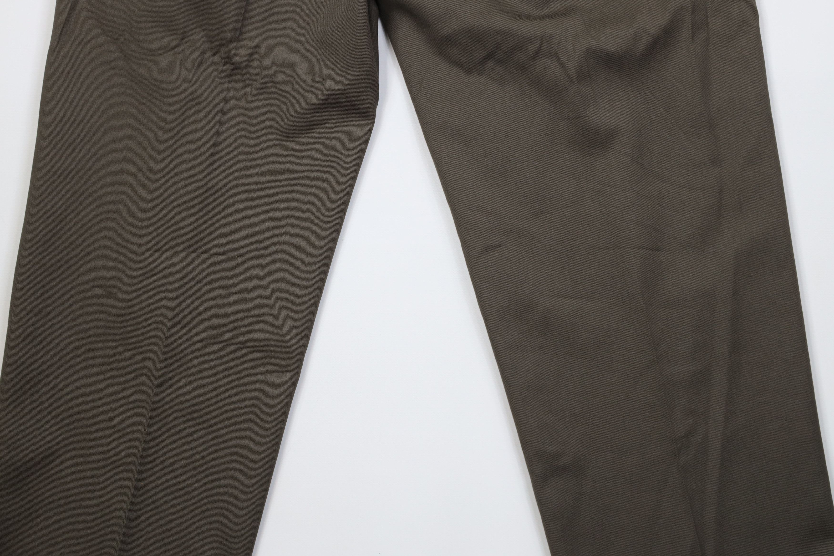 Vintage Vintage 90s Streetwear Wool Knit Wide Leg Chino Pants Brown Size US 34 / EU 50 - 12 Thumbnail