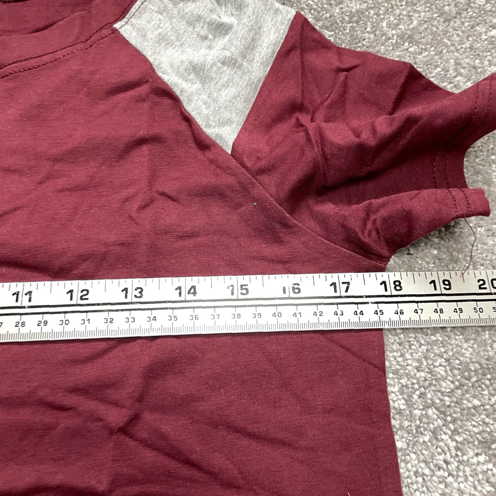 Vintage Unbranded Shirt Dress T Shirt Dress Womens Small Dark Red Maroon Short Sleeve New Size S / US 4 / IT 40 - 6 Thumbnail