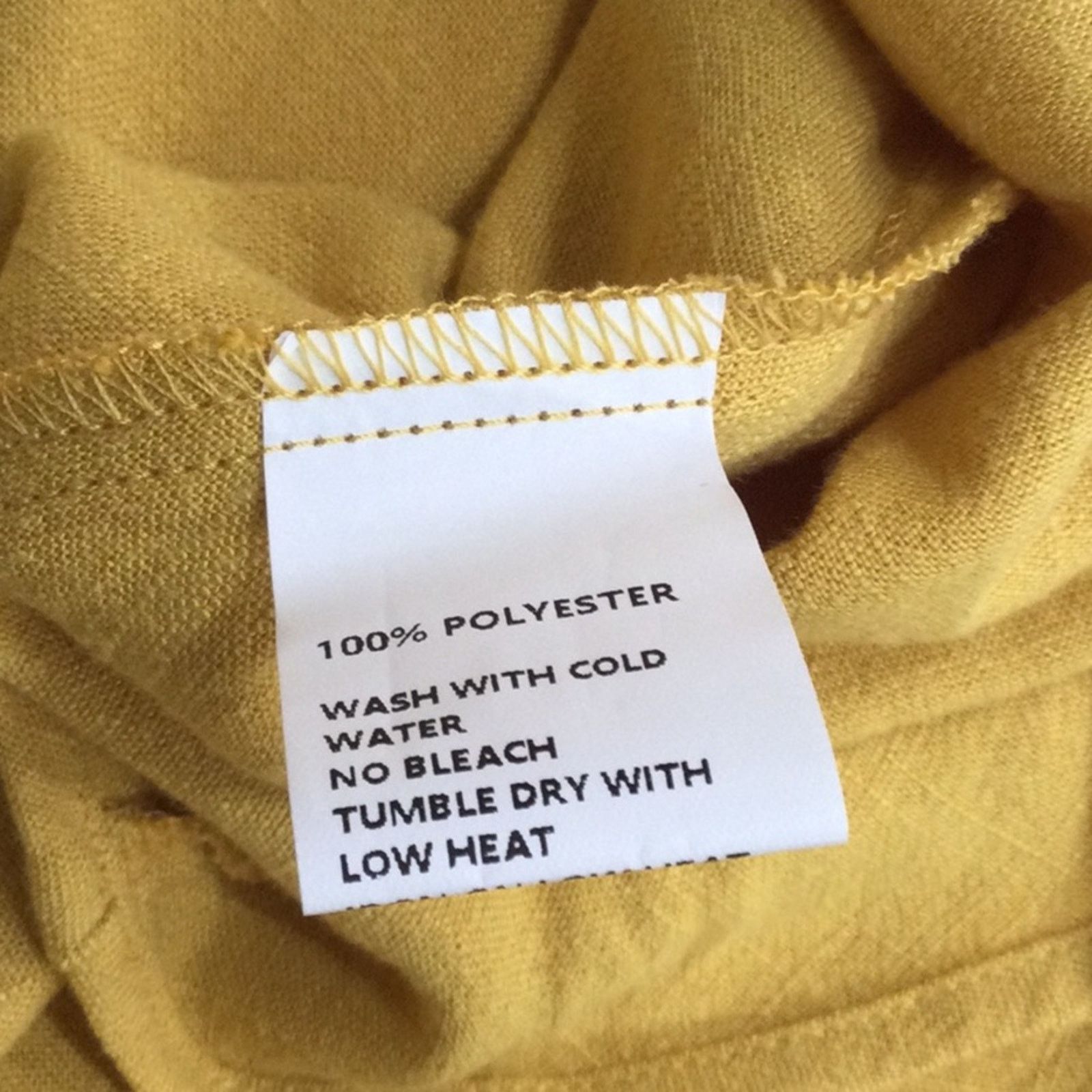 Other IFFEI Mustard Yellow Full Button Sleeve A-Line Dress XL NWT Size XL / US 12-14 / IT 48-50 - 15 Thumbnail