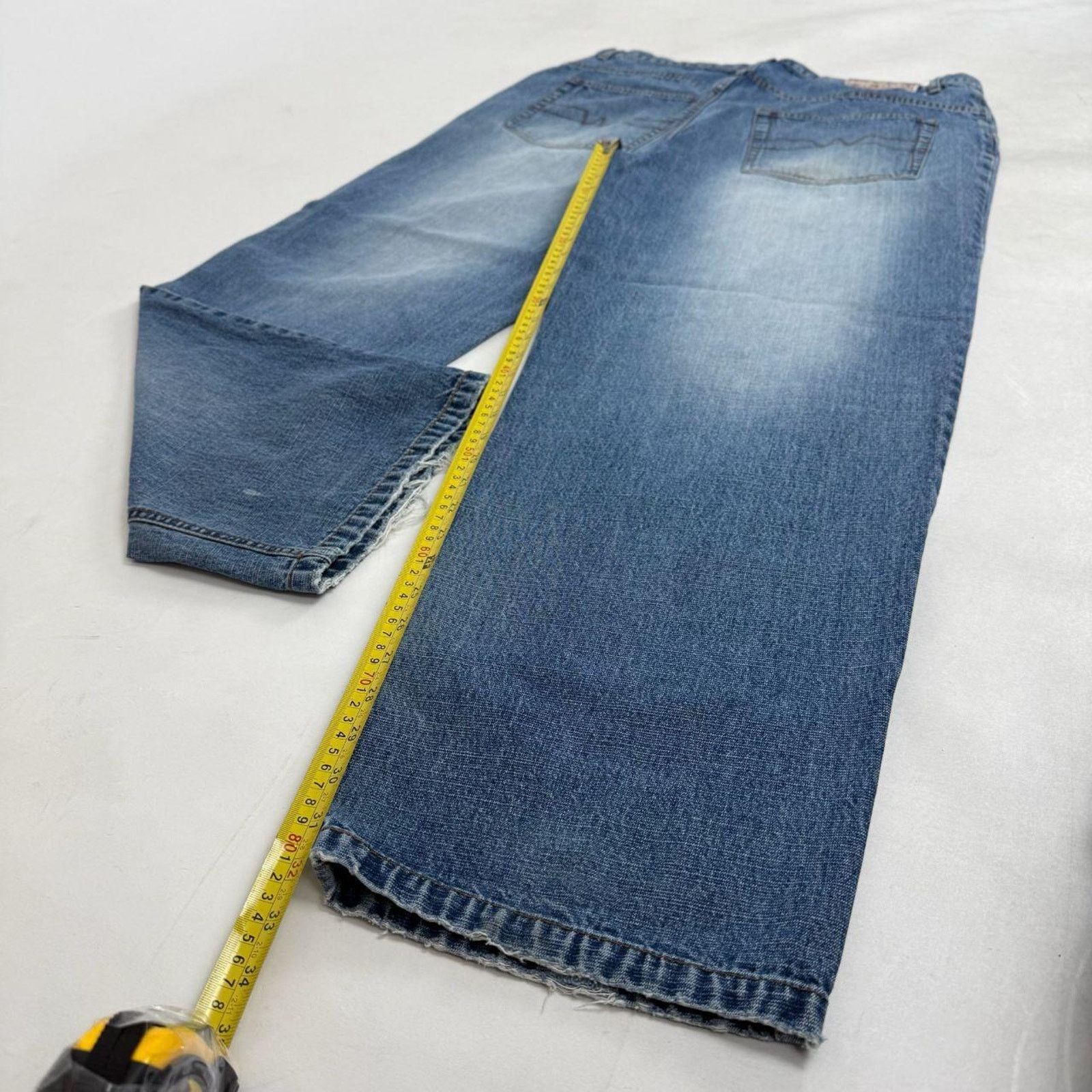 Ecko Unltd. × JNCO × Vintage Vintage y2k grunge archive baggy wide leg embroidered jeans Size US 38 / EU 54 - 3 Thumbnail