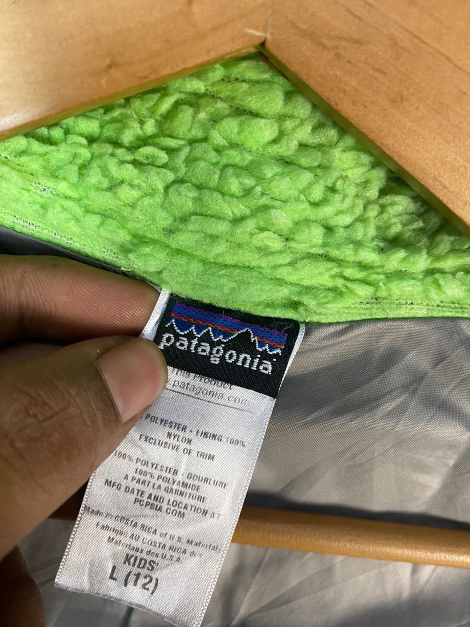 Patagonia Vintage Patagonia deep pile retro fleece jacket kids 12y Size US XS / EU 42 / 0 - 4 Thumbnail