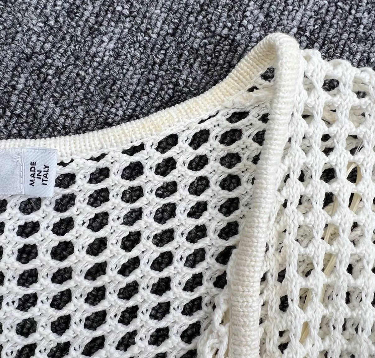 Dior Dior Women's Off-White Two-Piece Cutout Knit Dress K12 Size XXS / US 00 / IT 34 - 7 Thumbnail