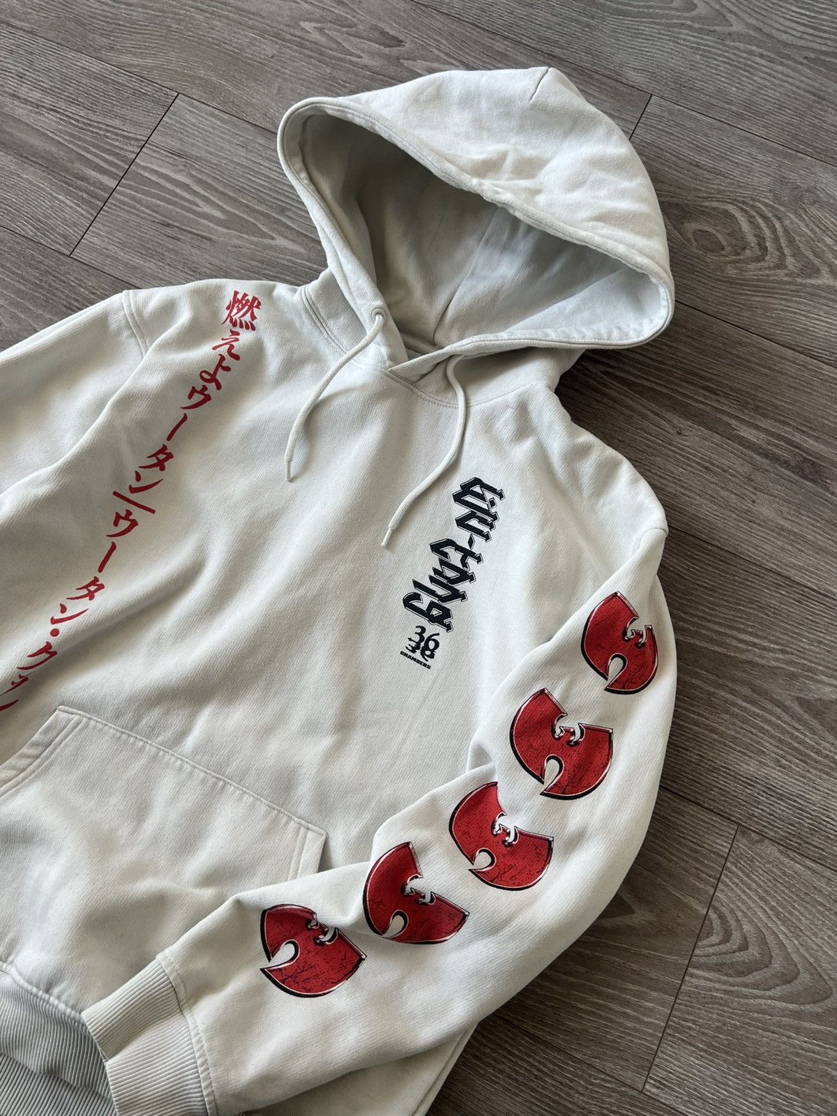 Rap Tees × Wu-Tang Clan Wu Tang Big Back Logo Overprinted Rap Hoodie Size US S / EU 44-46 / 1 - 8 Thumbnail