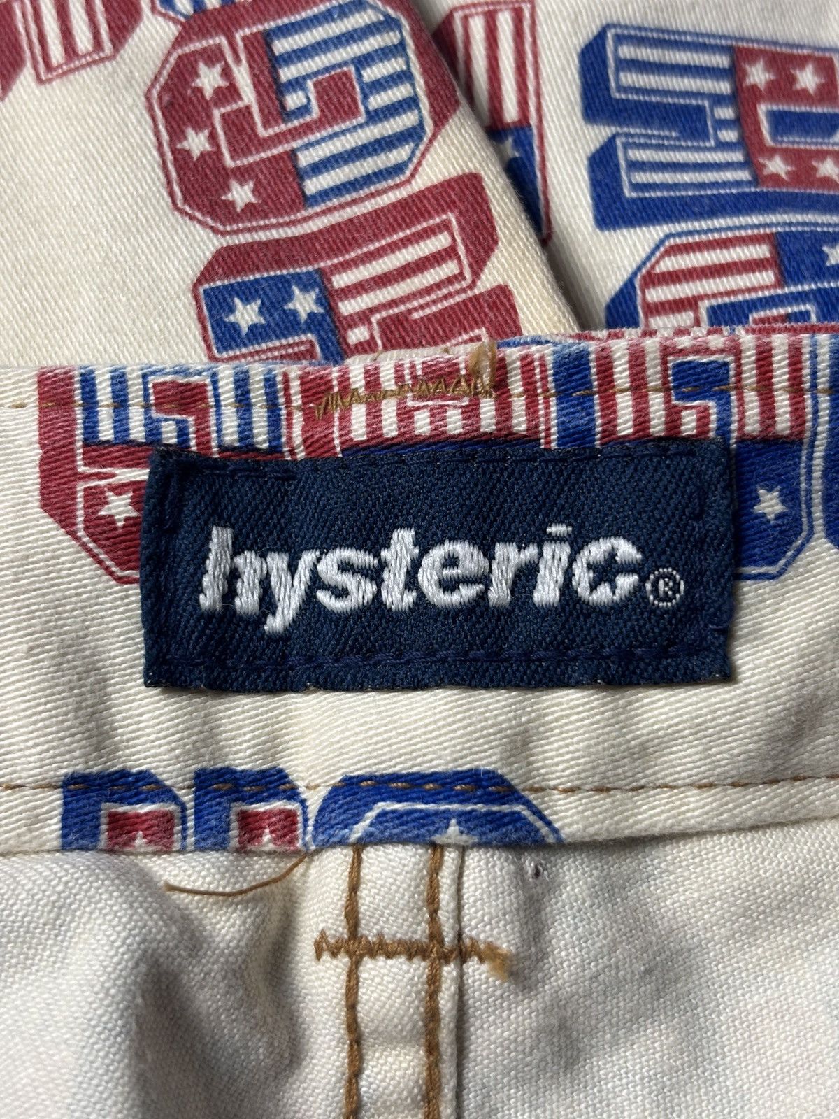 Hysteric Glamour 2000s Hysteric Glamour ‘HG’ Full Print Star Pants Size US 28 / EU 44 - 9 Thumbnail