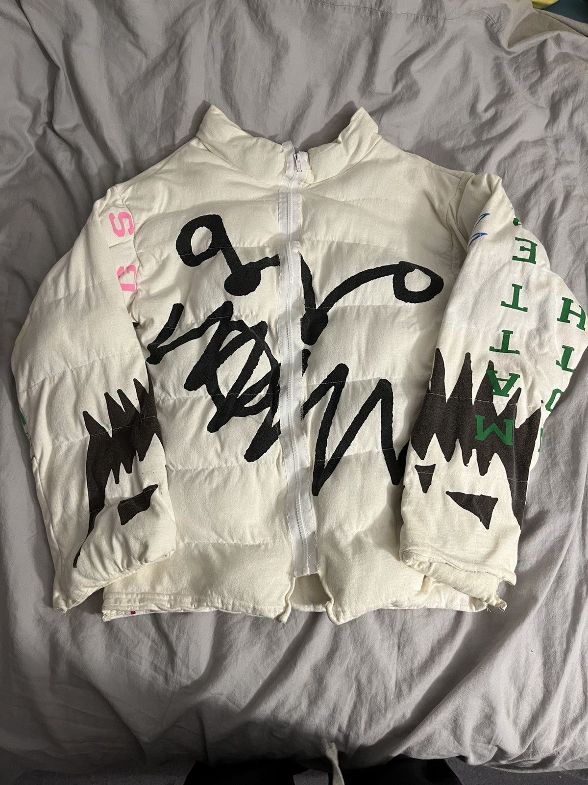 Asspizza Asspizza white puffer coat Size US XL / EU 56 / 4 - 1 Thumbnail