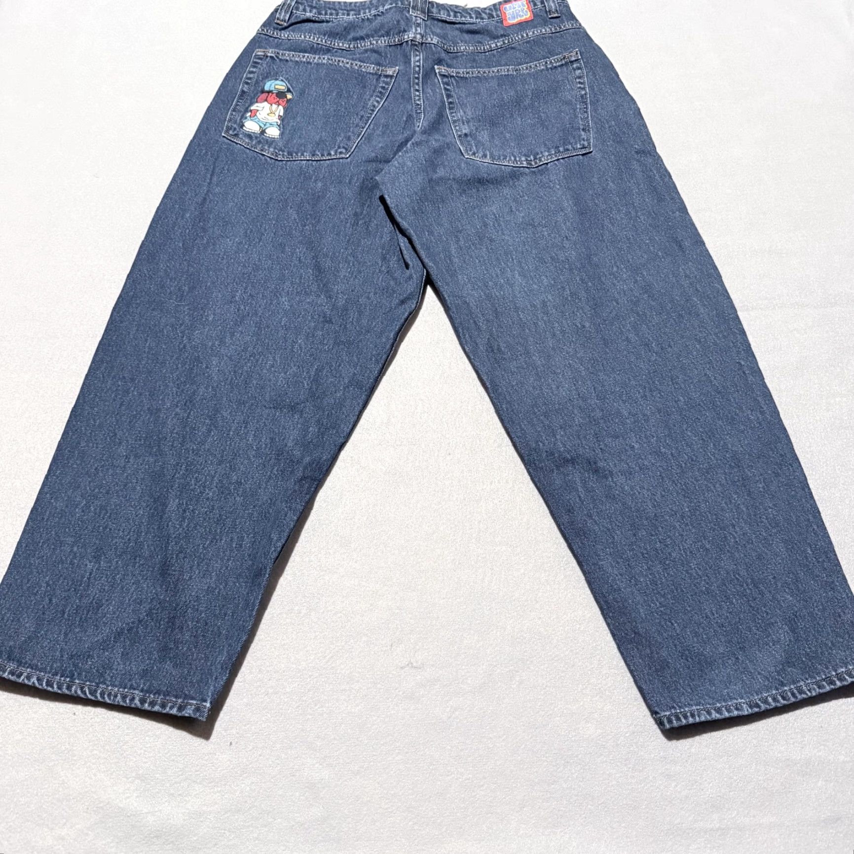 Empyre Empyre Jeans Men Dark Wash Denim Logo Relaxed Classic Straight Zip Fly - 30 Size US 30 / EU 46 - 2 Thumbnail