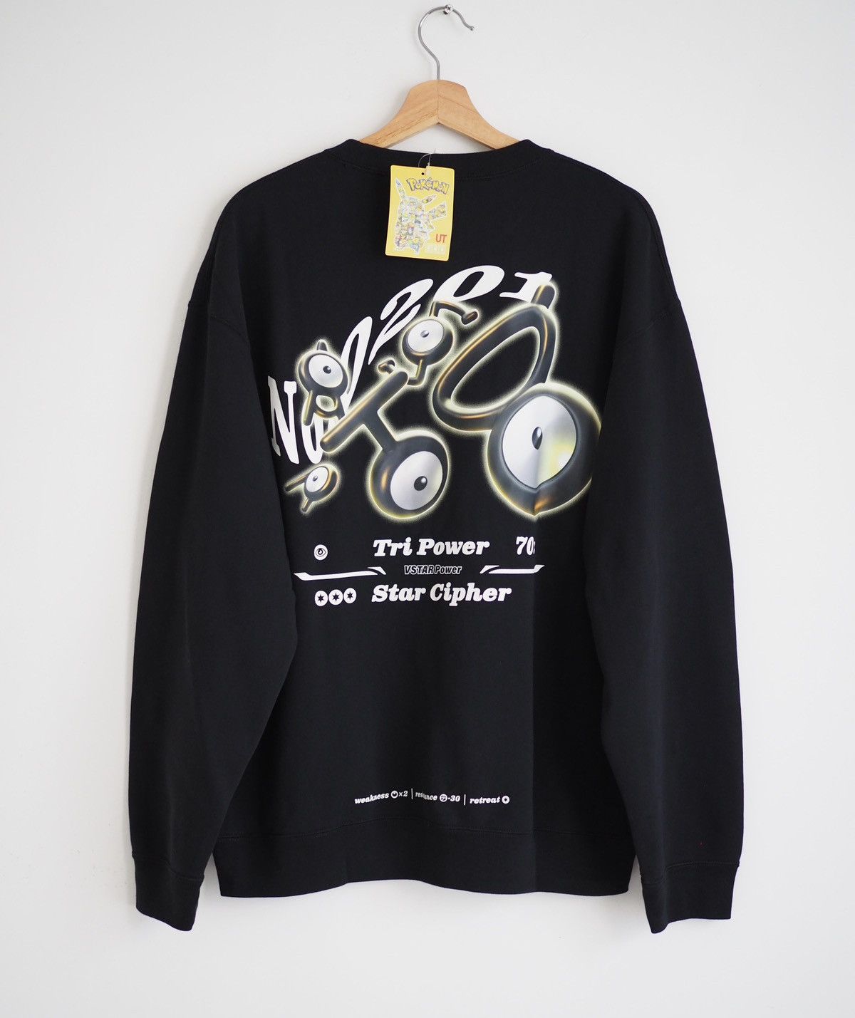 Pokemon trading card Uniqlo sweatshirt size large
