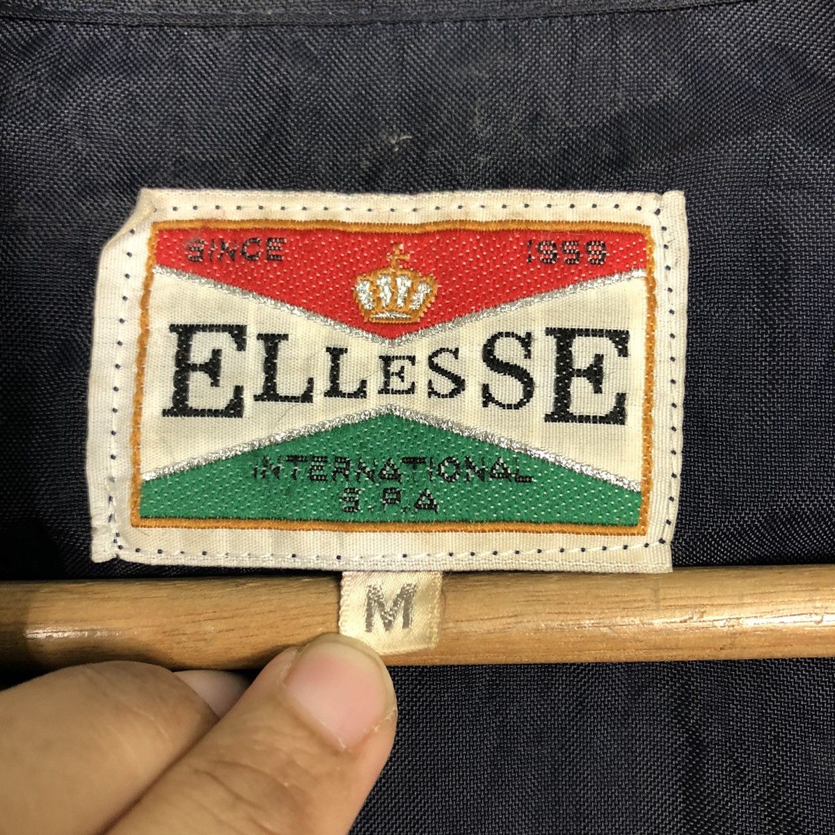 Japanese Brand × Vintage 📌Vintage Bomber Jacket Ellesse Big Logo Embroidered Design Size US M / EU 48-50 / 2 - 19 Thumbnail