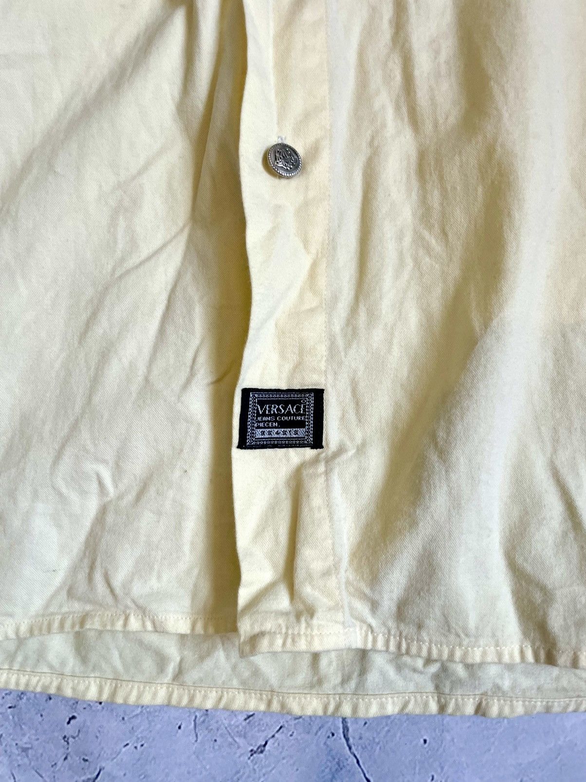 Versace × Versus Versace × Vintage Versace Flannel Buttons Jacket Overshirt Size US L / EU 52-54 / 3 - 4 Thumbnail