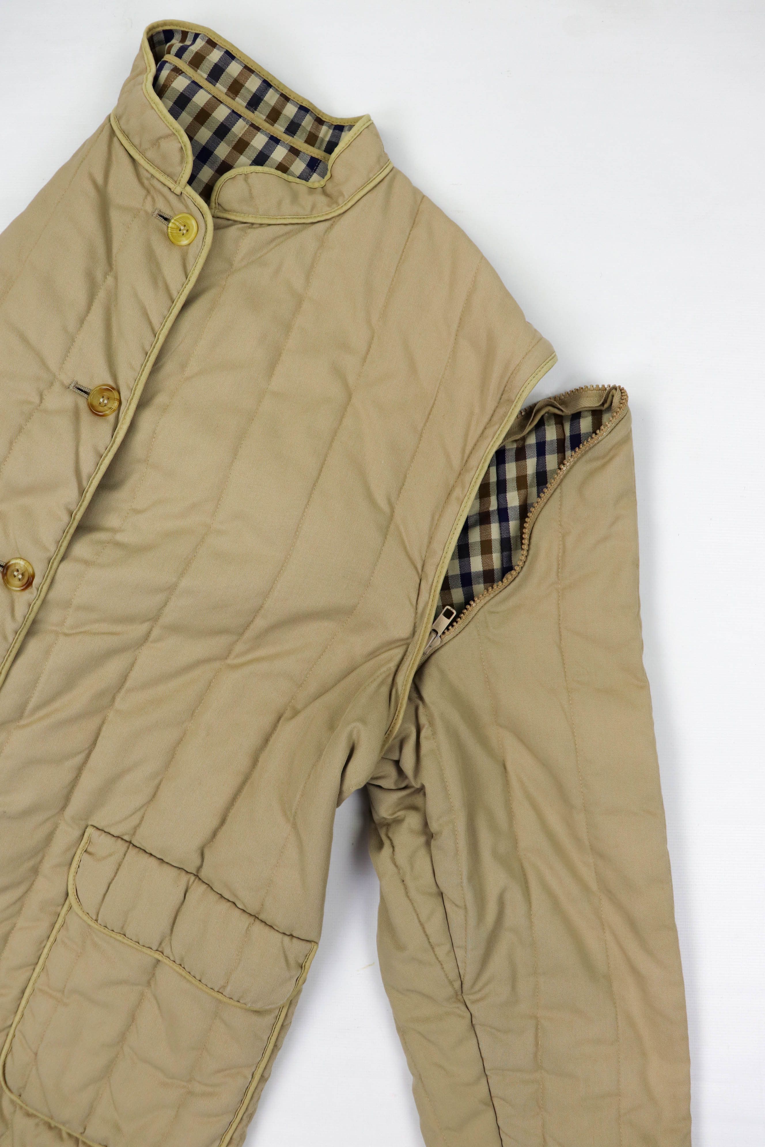 Aquascutum Aquascutum Vintage Checkered Liner Quilted Coat Jacket/Vest Size XL / US 12-14 / IT 48-50 - 13 Thumbnail